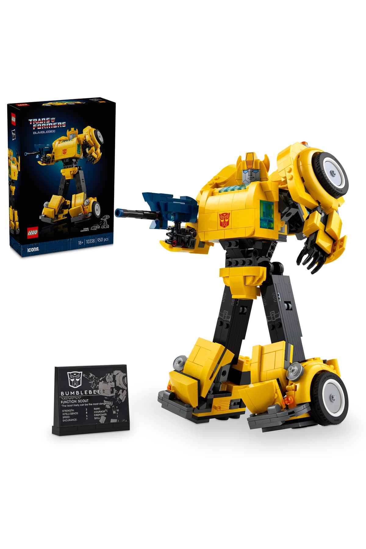 LEGO ® Icons Bumblebee 10338 - 18+ Yapım Seti (950 Parça)
