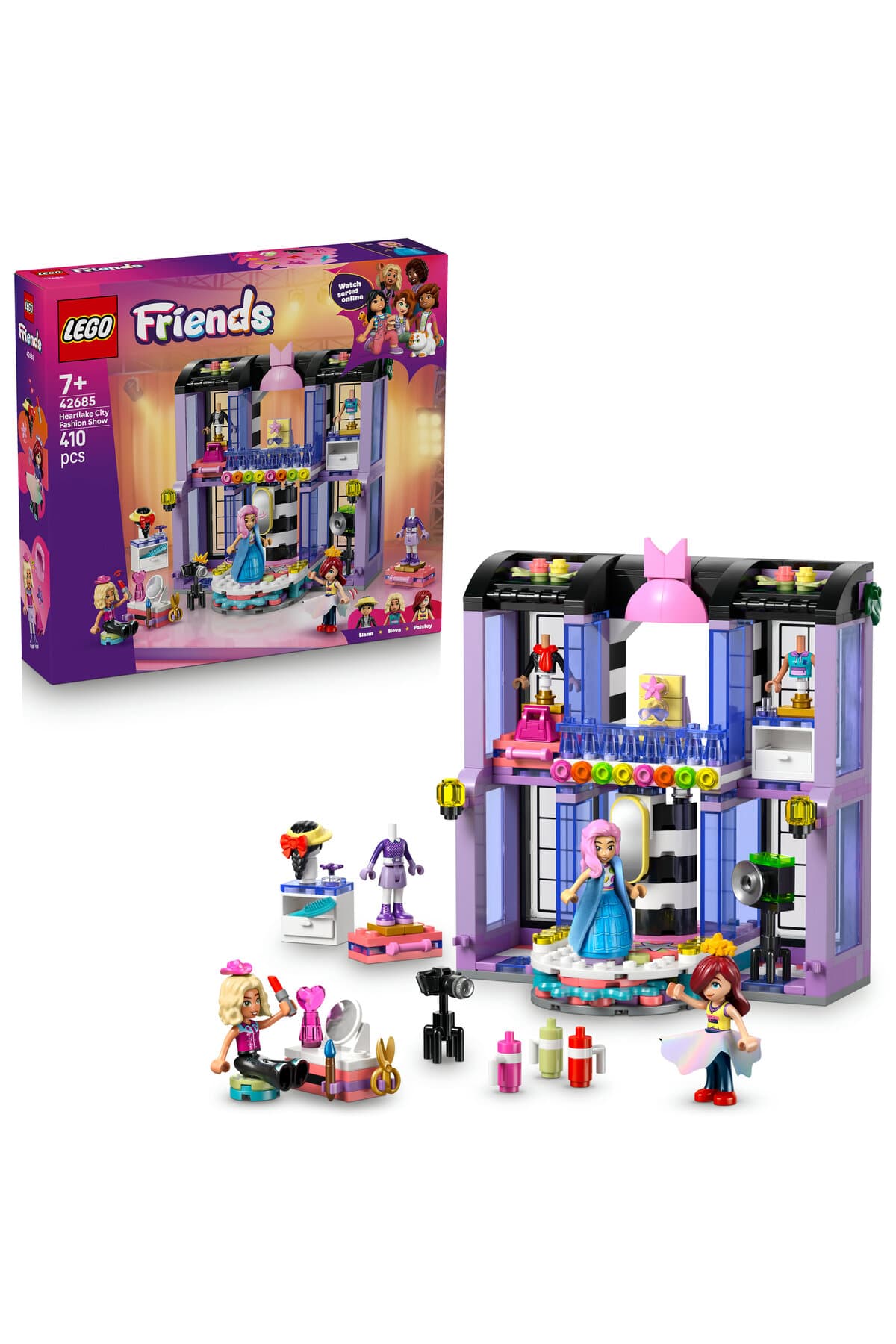 LEGO ® Friends Heartlake Şehri Defilesi 42685 – 7+ Yaratıcı Oyuncak Yapım Seti (410 Parça)