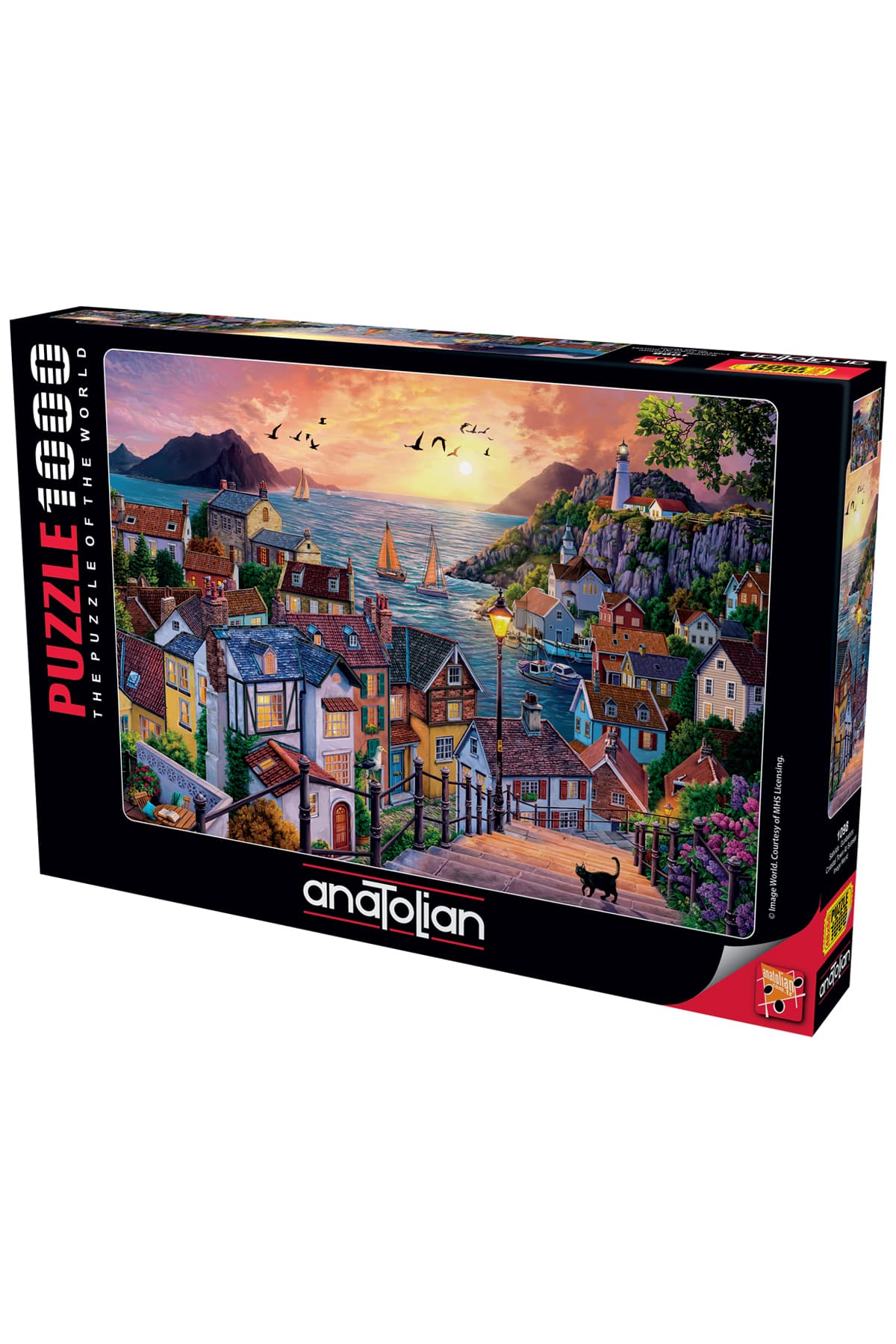 Anatolian Puzzle 1000 Parça Yapboz Puzzle - Sahilde Günbatımı 1098