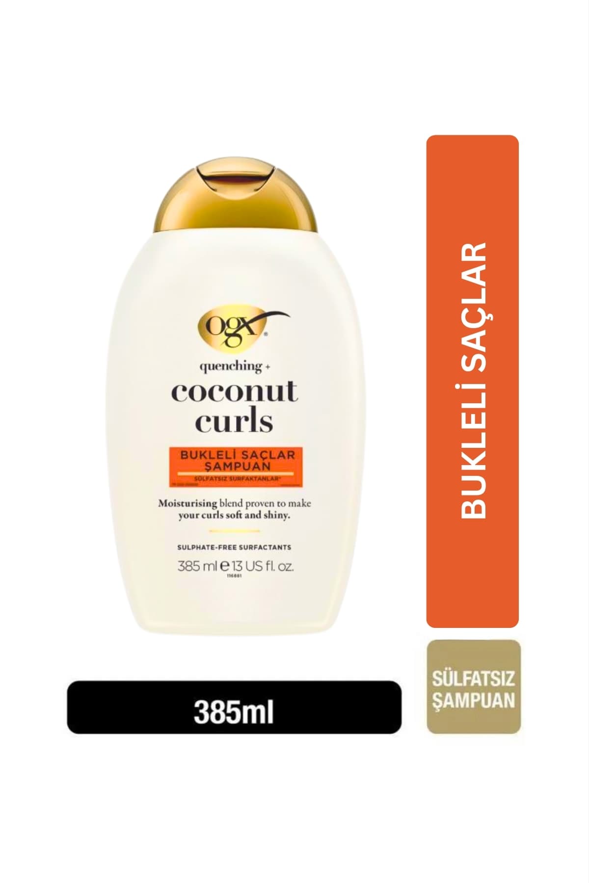 OGX Coconut Curls Bukleli Saçlar İçin Sülfatsız Şampuan 385 ml