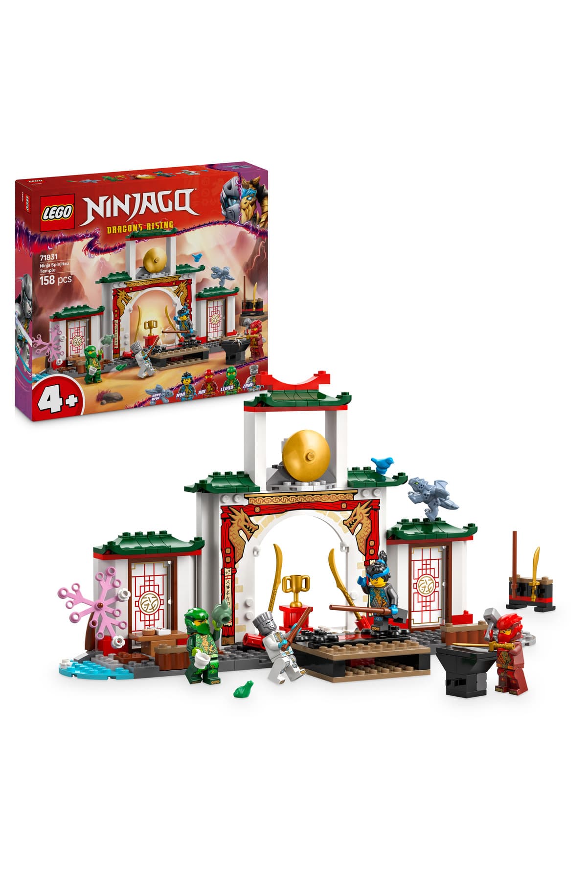 LEGO ® NINJAGO® Ninja Spinjitzu Tapınağı 71831 - 4+ Oyuncak Yapım Seti (158 Parça)