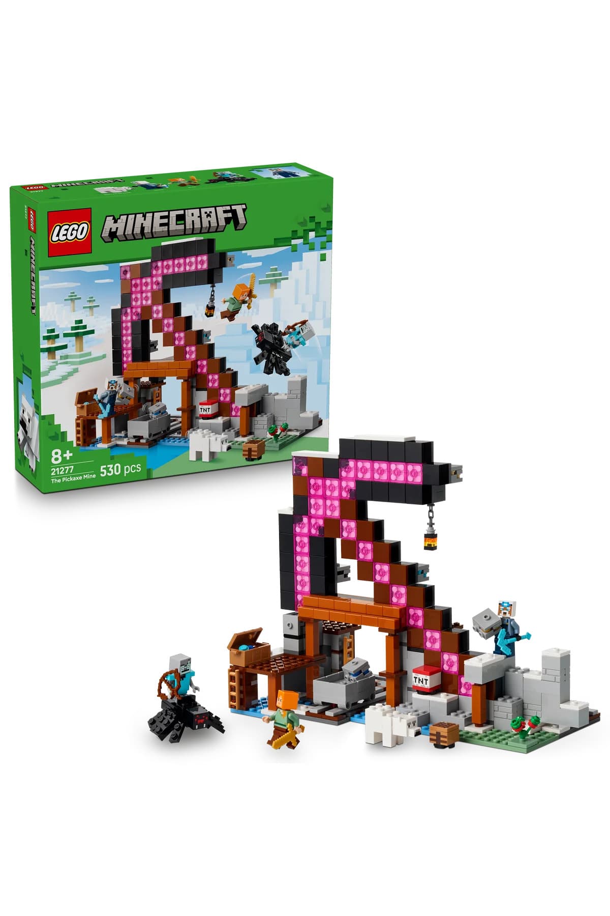 LEGO ® Minecraft® Kazma Madeni 21277 - 8+ Oyuncak Yapım Seti (530 Parça)