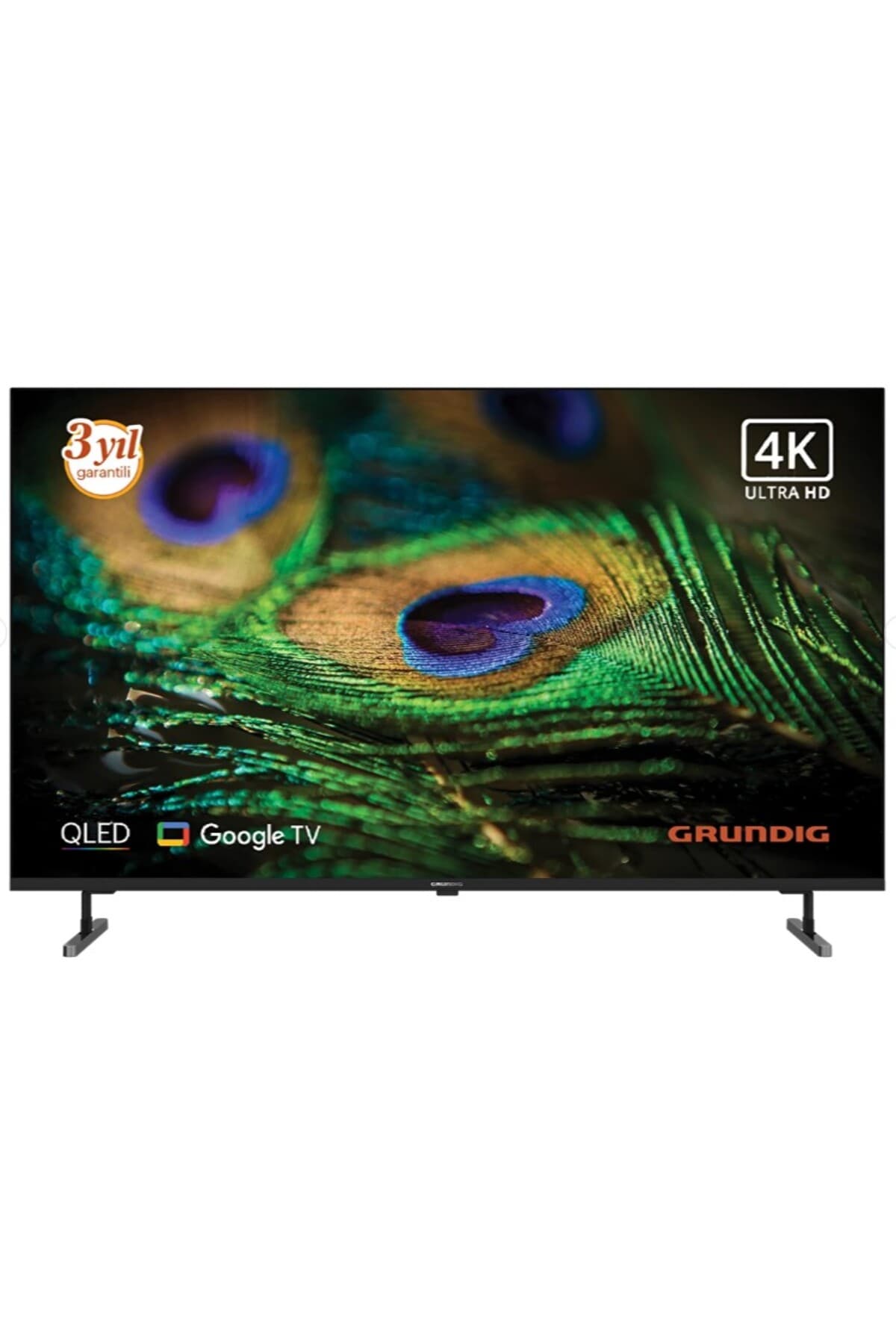 Grundig 75GQ750A 75inc 189 cm 4K UHD Google Smart QLED TV,Uydu Alıcılı