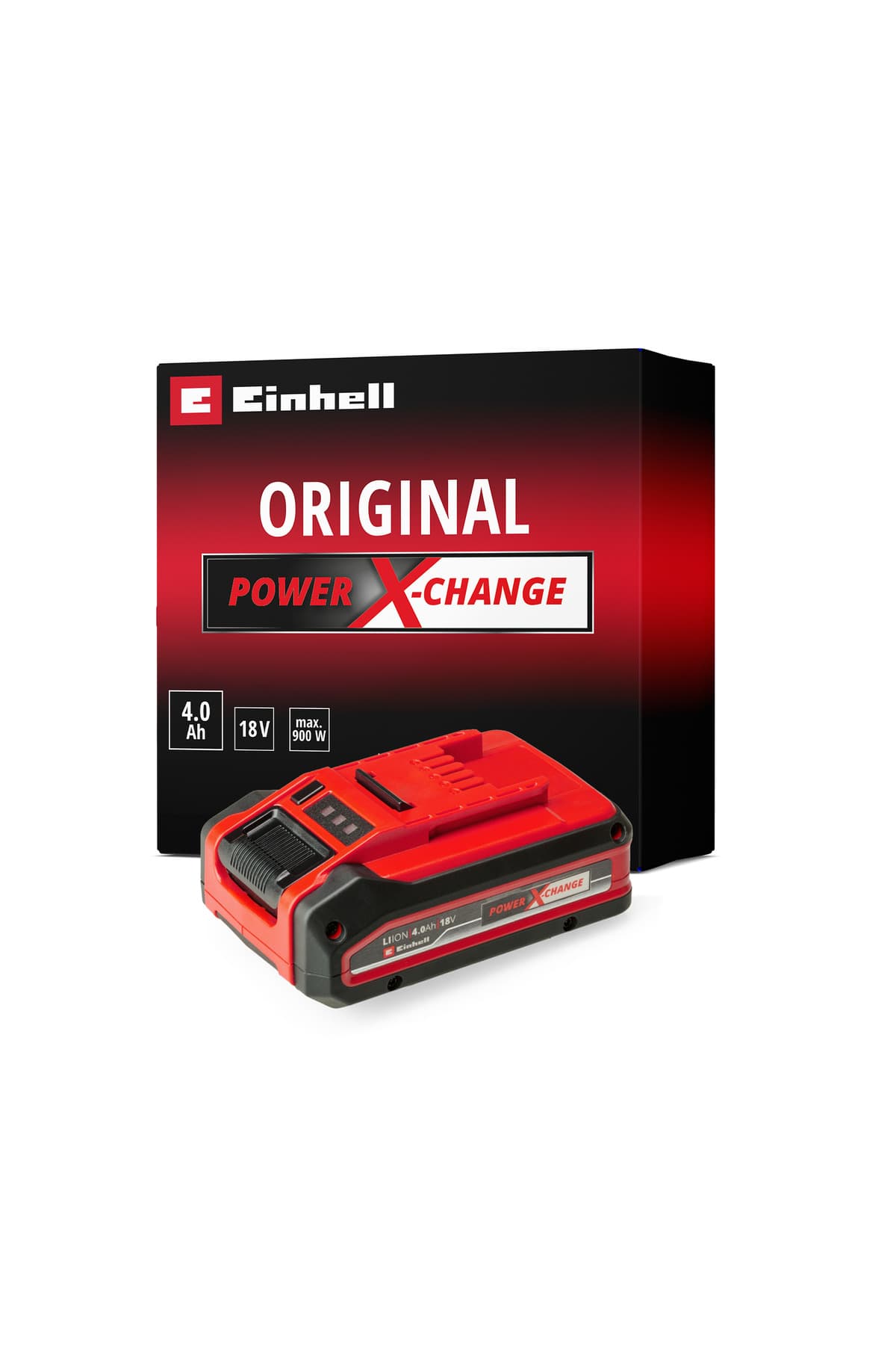 Einhell Orijinal 18 V 4.0 Ah Power X-Change Plus Akü (18 V akü, LED şarj seviyesi kontrolü)- 4511553