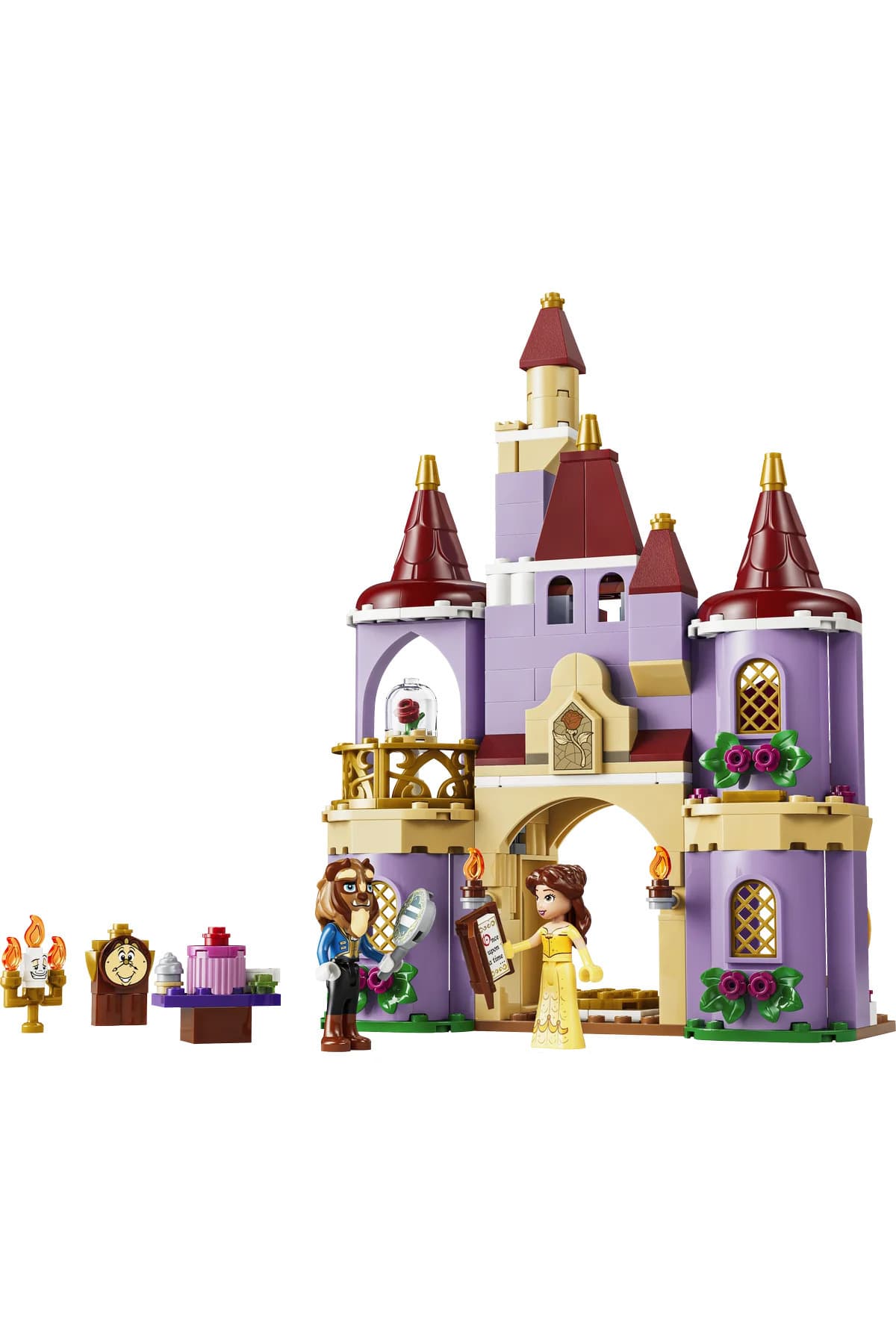 LEGO ® ǀ Disney Princess Güzel ve Çirkin’in Büyülü Şatosu 43289 – 5+ için Oyuncak Yapım Seti (254P)