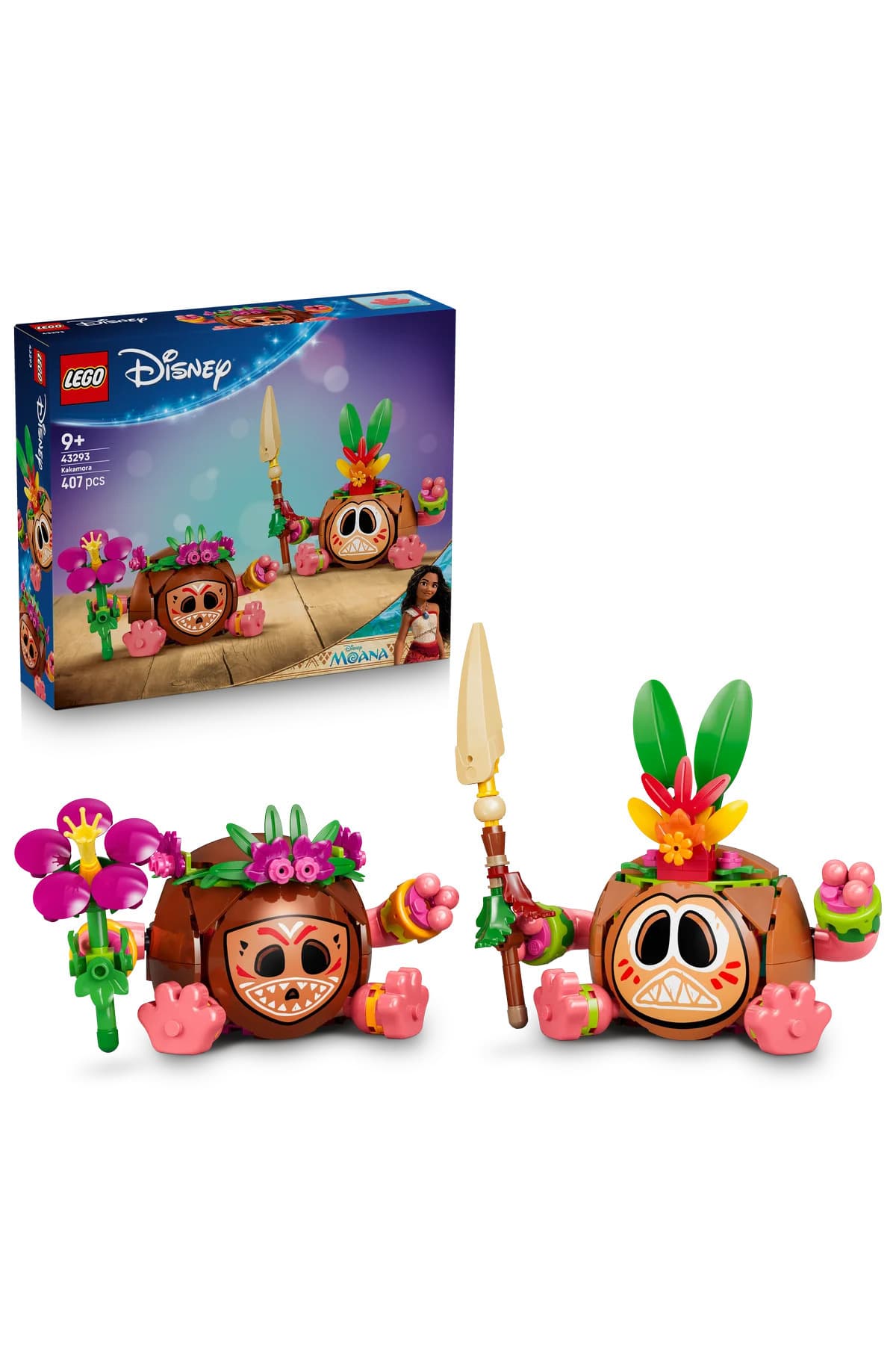 LEGO ® ǀ Disney Moana Kakamora 43293 - 9 Yaş ve Üzeri Çocuklar için Oyuncak Yapım Seti (407 Parça)