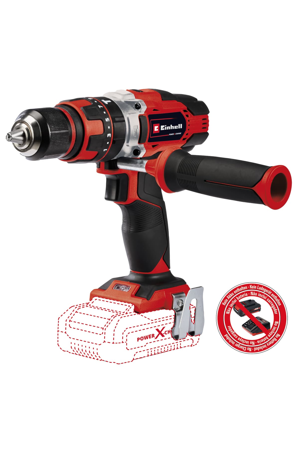 Einhell Darbeli Vidalama TE-CD 18/48 Li-i-Solo (18 V, 2 vites, akü hariç) - 4513926