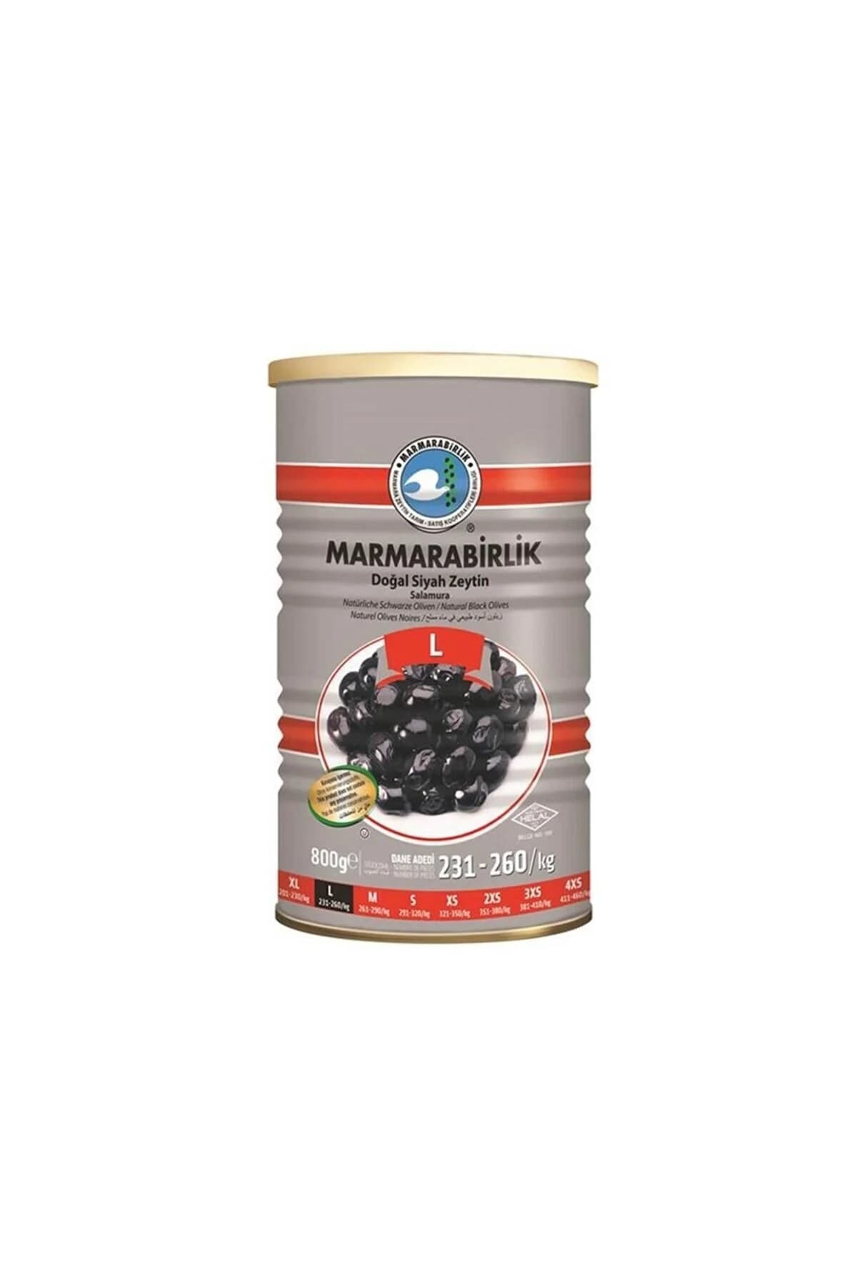 Marmarabirlik Salamura Zeytin 800 gr