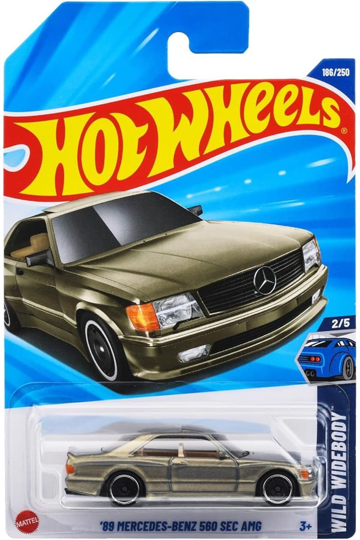 HOT WHEELS 1989 MERCEDES-BENZ 560 JFN62