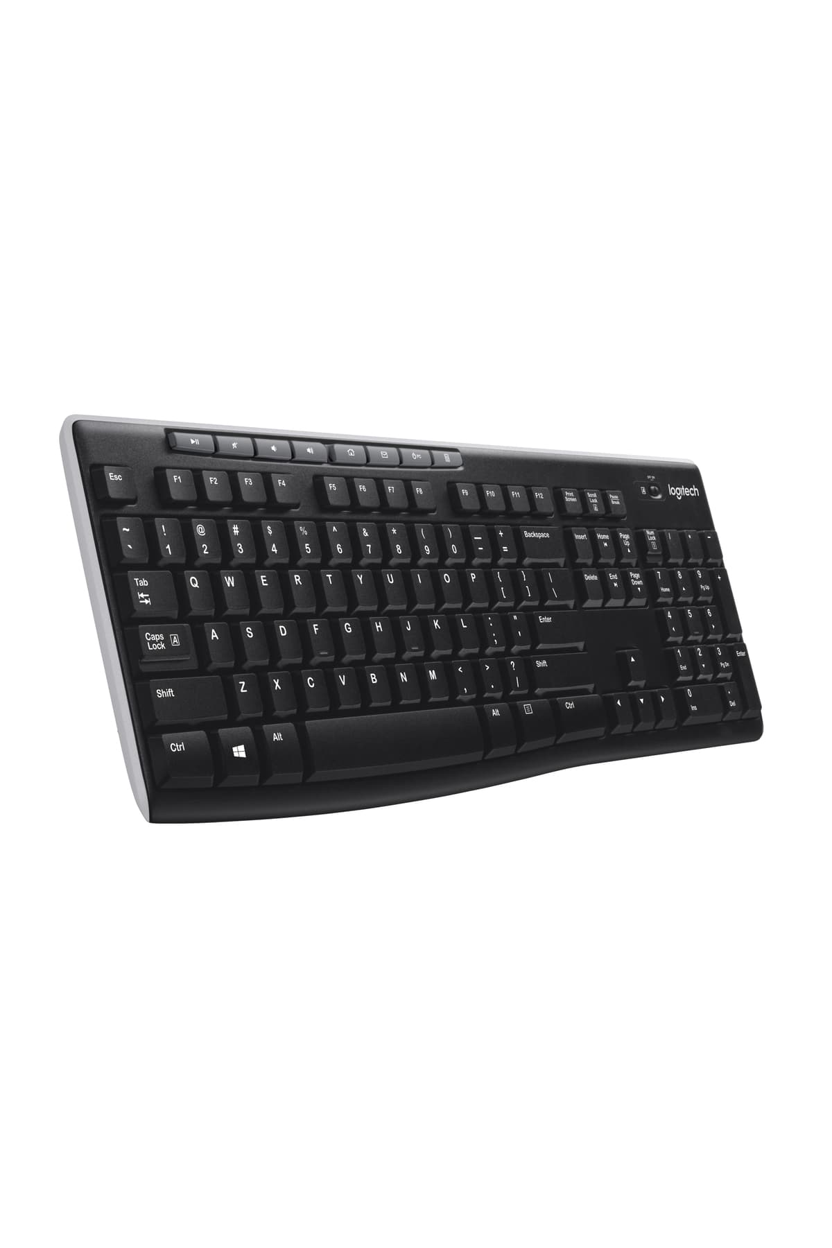 logitech K270 Tam Boyutlu Kablosuz Türkçe Q Klavye, Siyah 920-003761