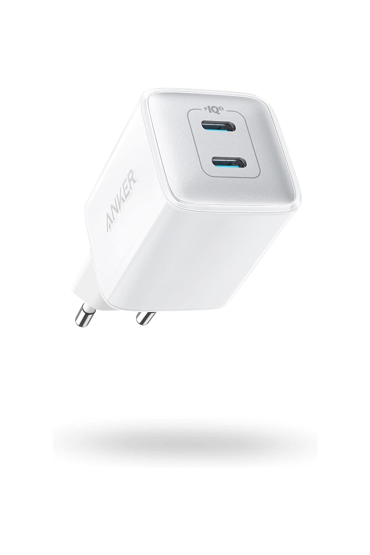 Anker Nano 521 Şarj Cihazı, 40W, PIQ 3.0, USB-C Çift Bağlantı Noktalı, Siyah - A2038