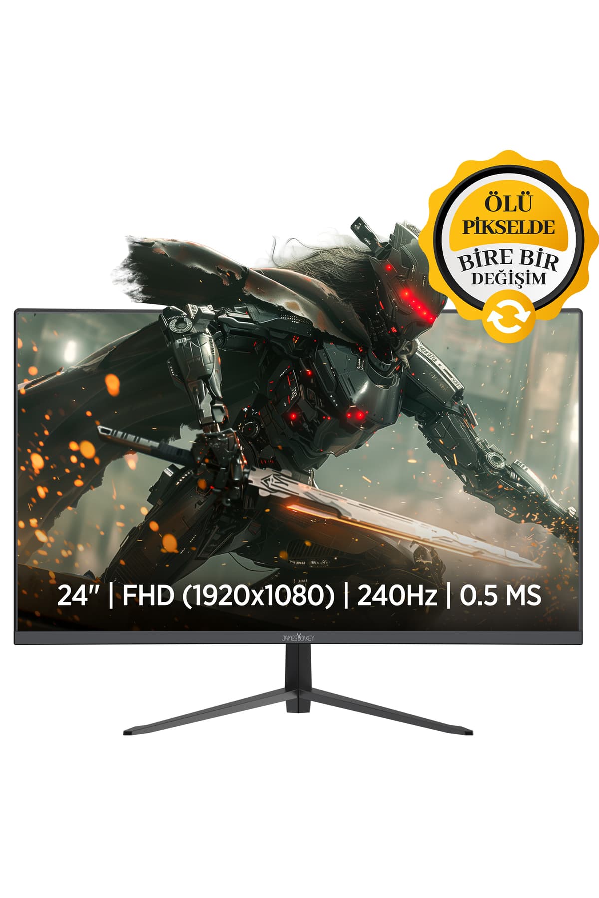 James Donkey Rion R40 24'' 240Hz 0.5Ms FHD VA Panel Gaming Monitör (Ölü Pikselde Anında Değişim)