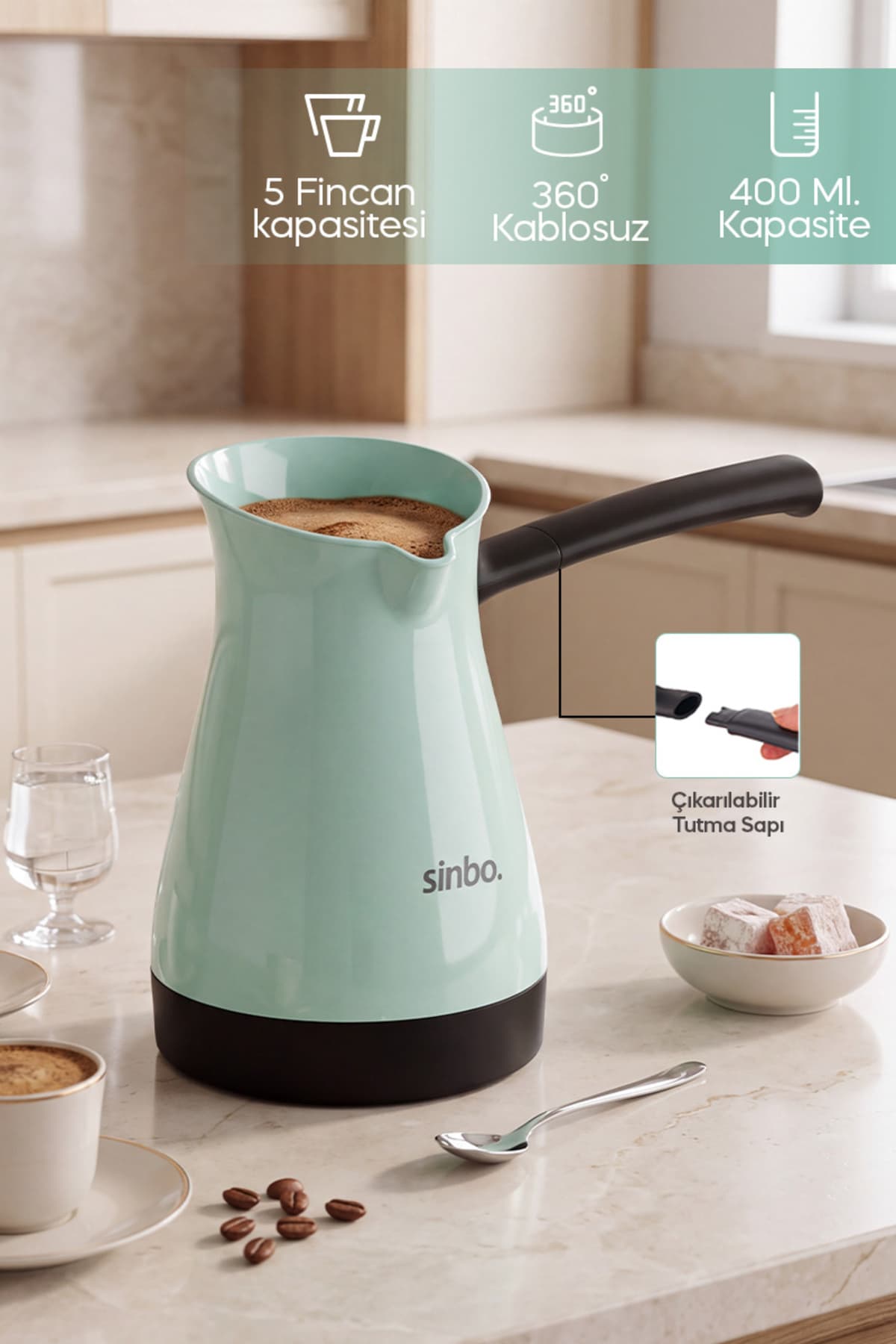 Sinbo SCM-2955 Türk Kahve Makinesi