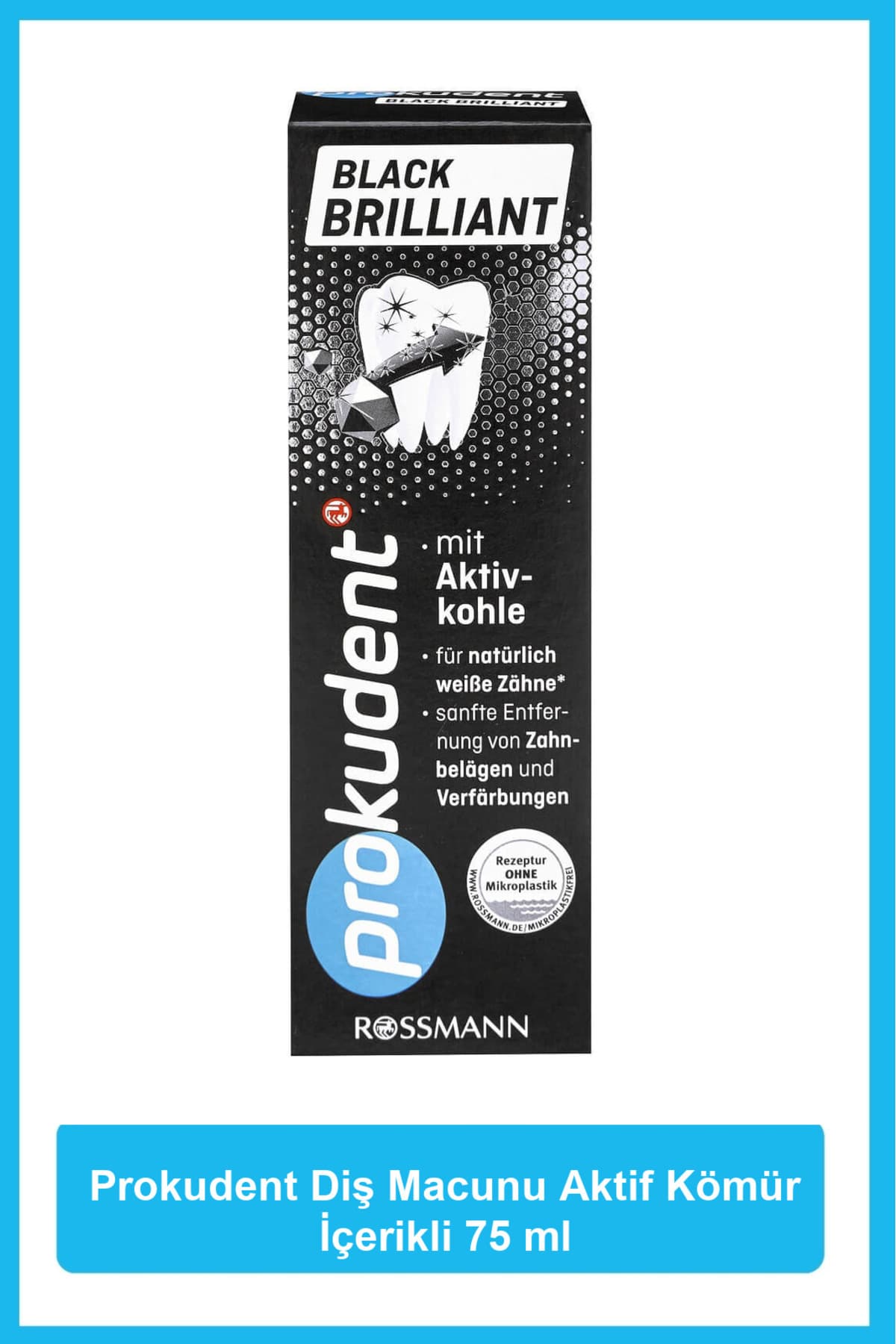 Prokudent Diş Macunu Aktif Kömür Içerikli 75 Ml