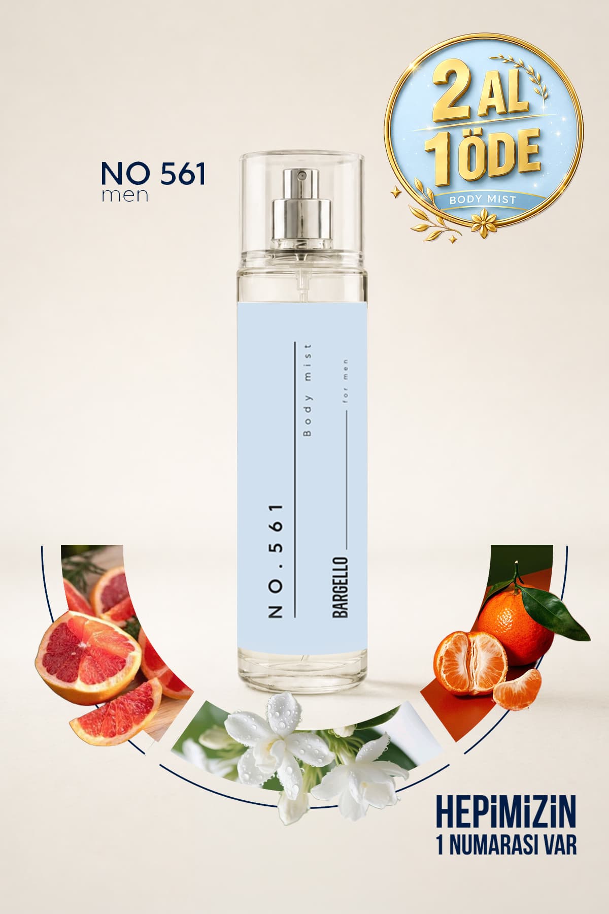 Bargello No.561 Erkek Body Mıst 210 ml