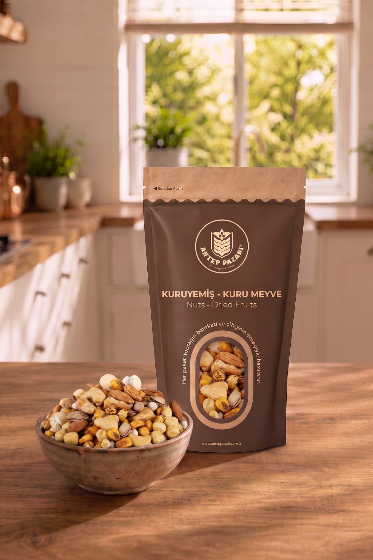 Antep Pazarı Karışık Kokteyl Kuruyemiş - 500g