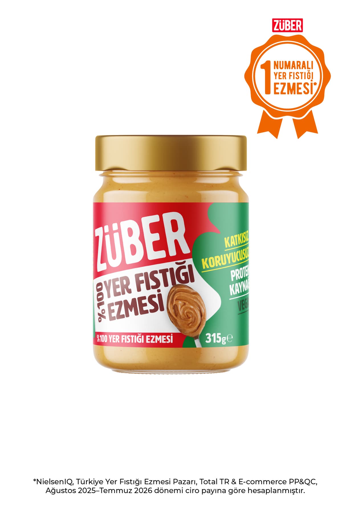 Züber %100 Yer Fıstığı Ezmesi 315G
