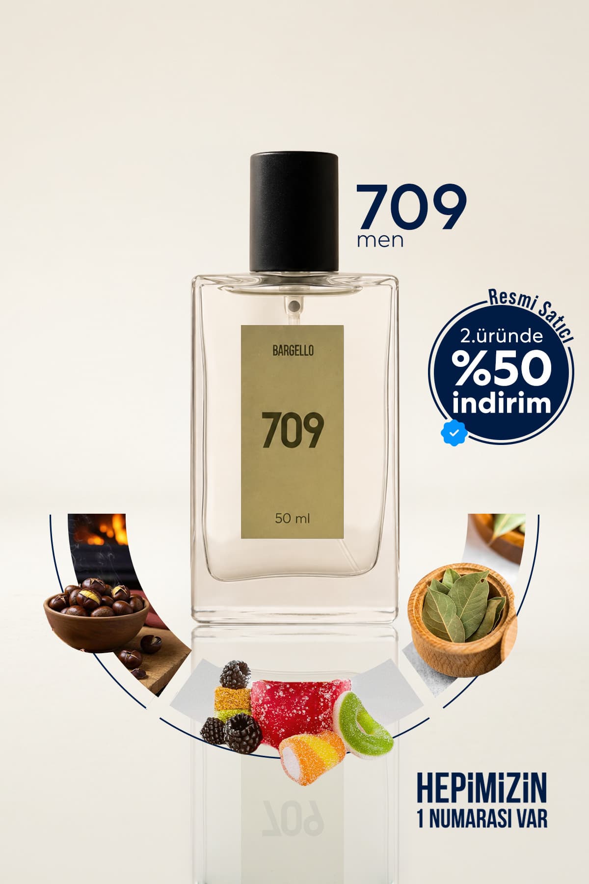 Bargello 709 Erkek Parfüm Edp Orıental 50 ml