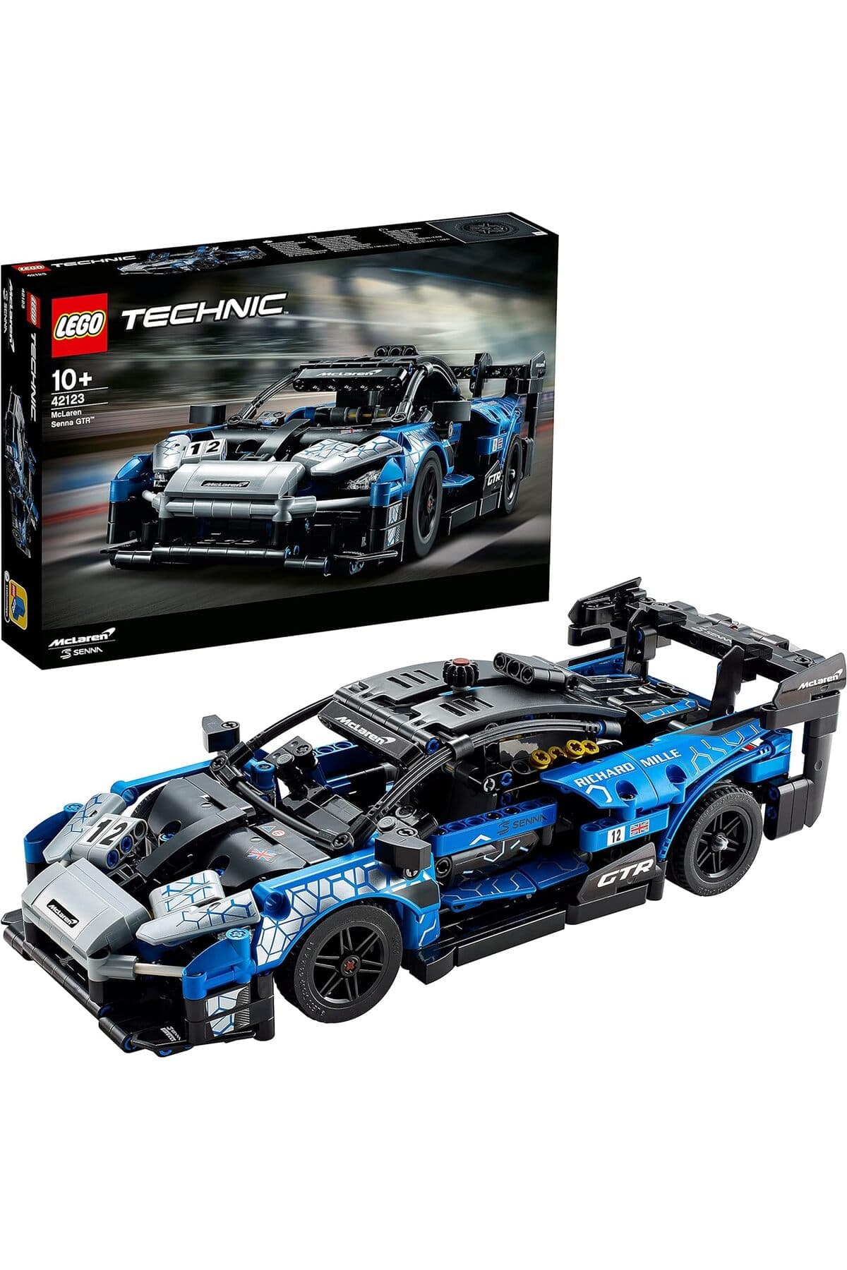 LEGO ® Technic McLaren Senna GTR™ 42123 - Yetişkinler İçin Koleksiyonluk Model Yapım Seti (830 Parça)