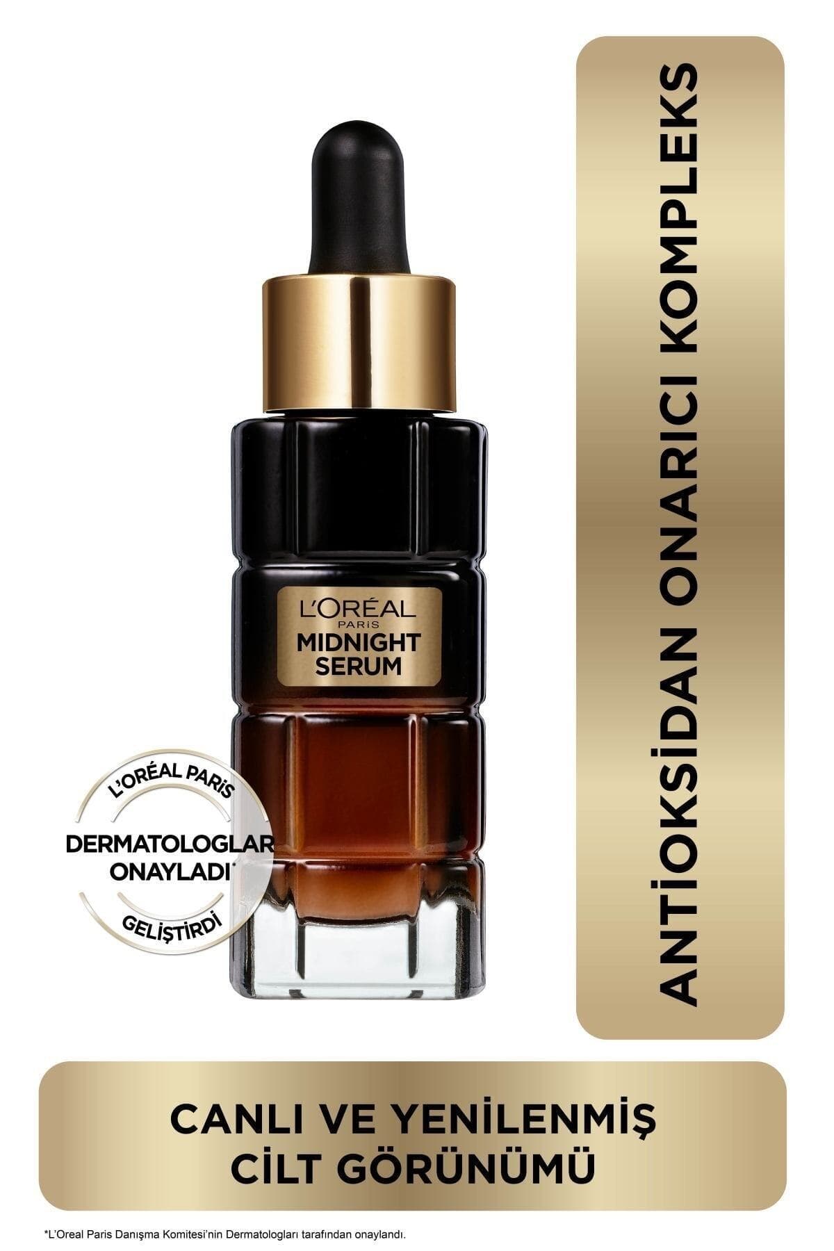 L'Oreal Paris Midnight Serum Cilt Yenileme & Cilt Görünümü Canlandırma Etkili- 30 ml 3600524057572-4