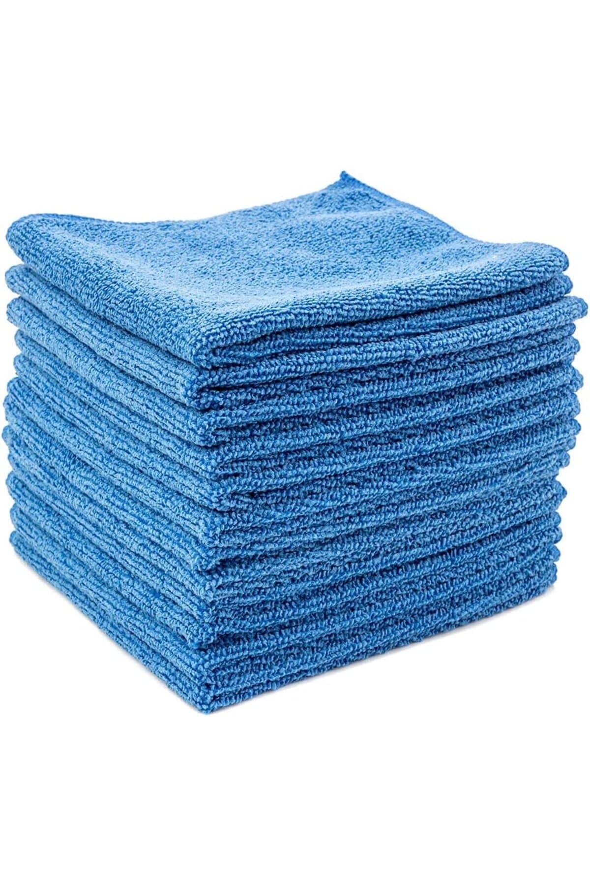 Wilma Secret Çok Amaçlı Mikrofiber Temizlik Bezi Mavi 40X40 cm - 5 ADET - 230 GSM