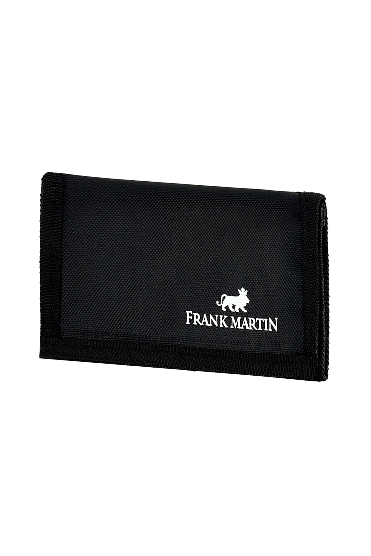 Frank Martin Orijinal Unisex Spor Model Para Bölmeli Kartlıklı Su Geçirmez Kumaş Cırtlı Cüzdan