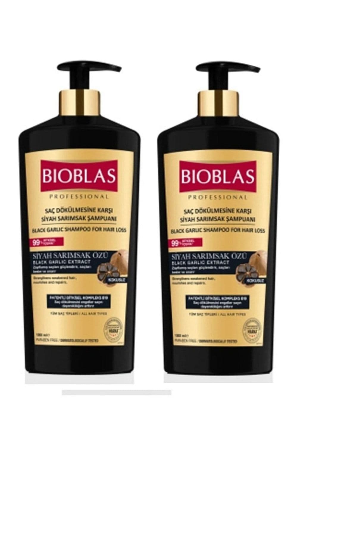 Bioblas Siyah Sarımsak Şampuanı 1000ml X 2 Adet
