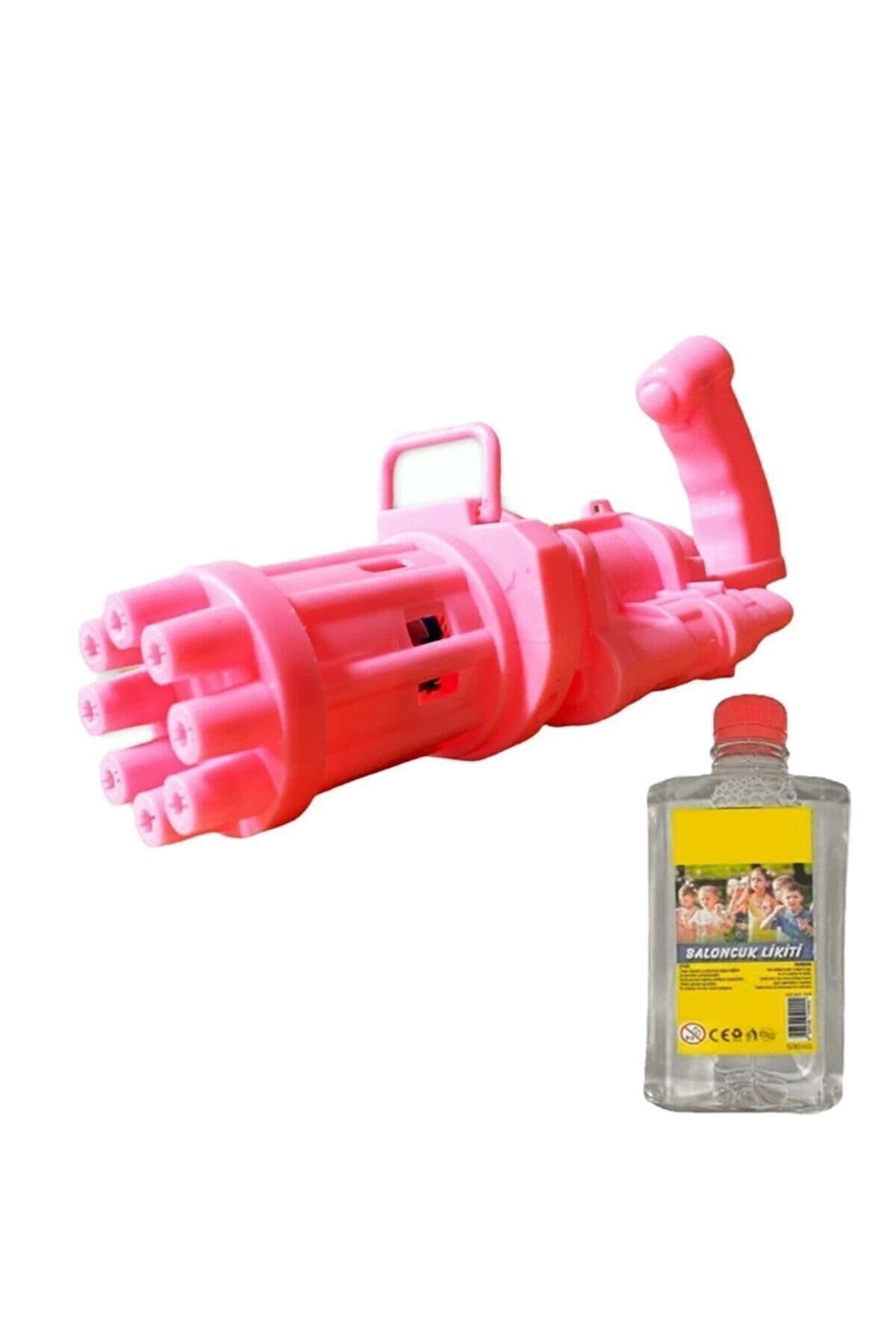 can oyuncak Pilli Köpüklü Oyuncak Köpük Makinesi Tabancası Bubble Machine Ve 50 Ml Baloncuk Likiti Nanopro