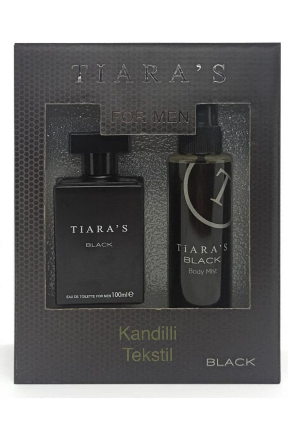 Tiaras Black Edt Parfüm 100 ml Him Body Mist Edc 150 ml
