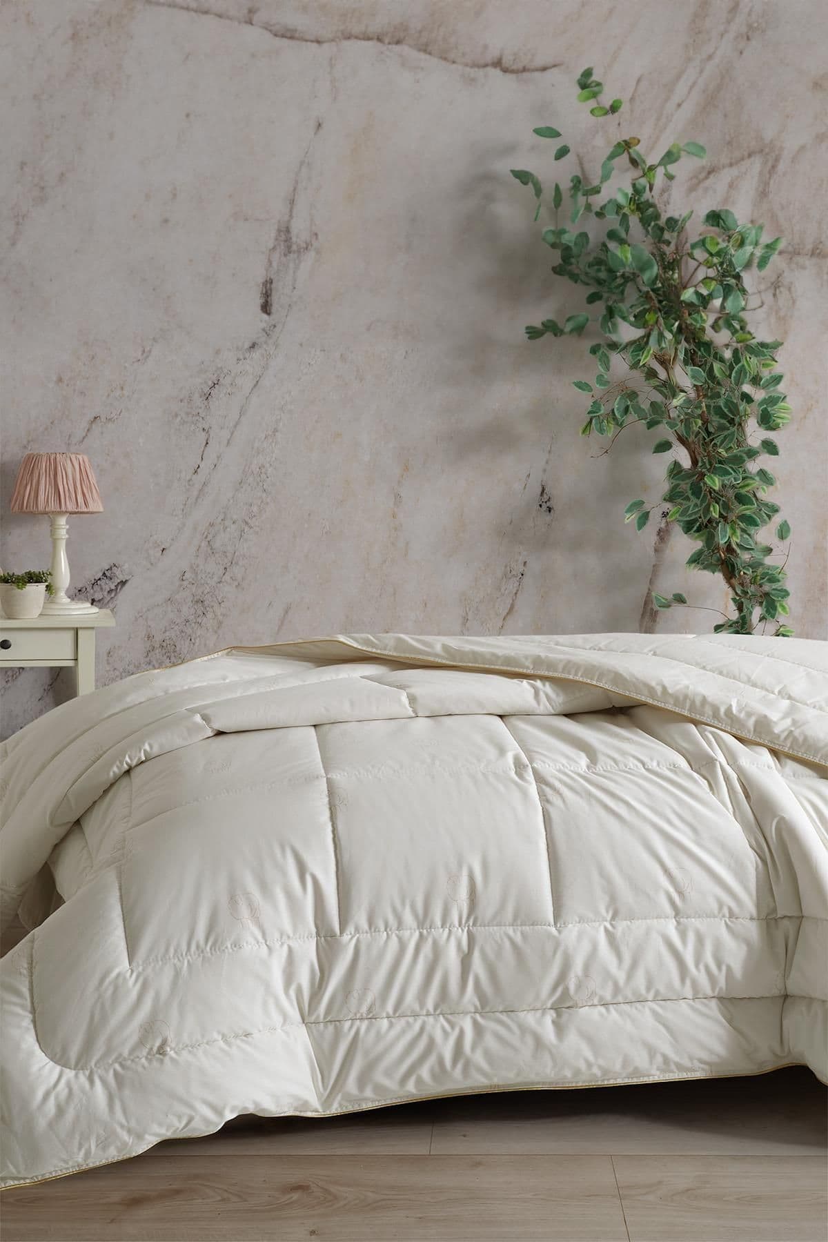 Soley | Feelwool | Doğal Yünlü 195 X 215 Çift Kişilik Yorgan