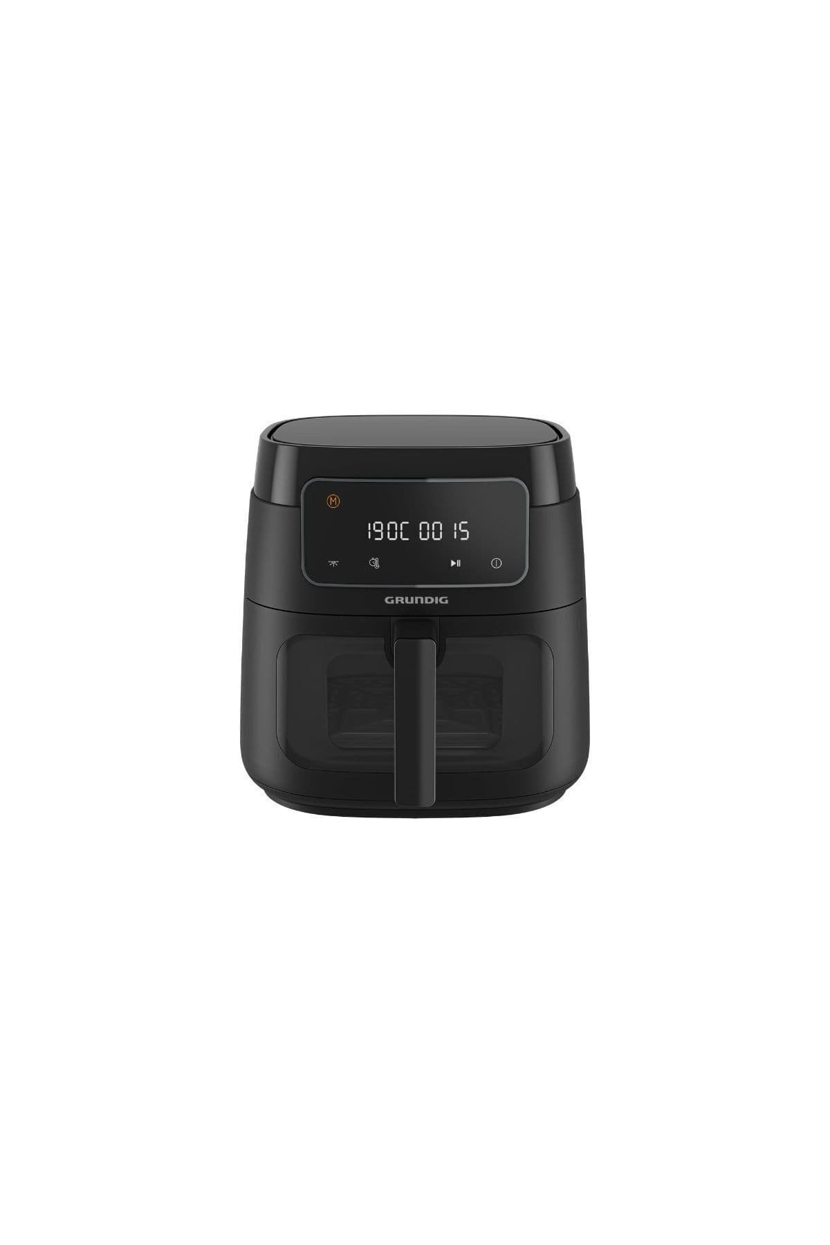 Grundig Fry 7320 Airfit XXL Camlı Airfryer 7,6 Litre Siyah