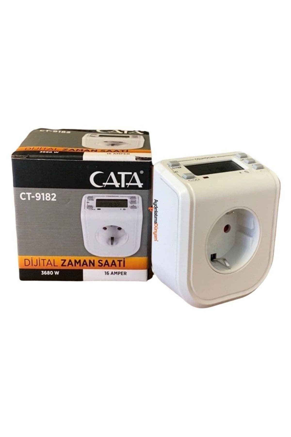 Cata Dijital Zaman Saati (zaman Ayarlı) 3500w Timer Ct-9182