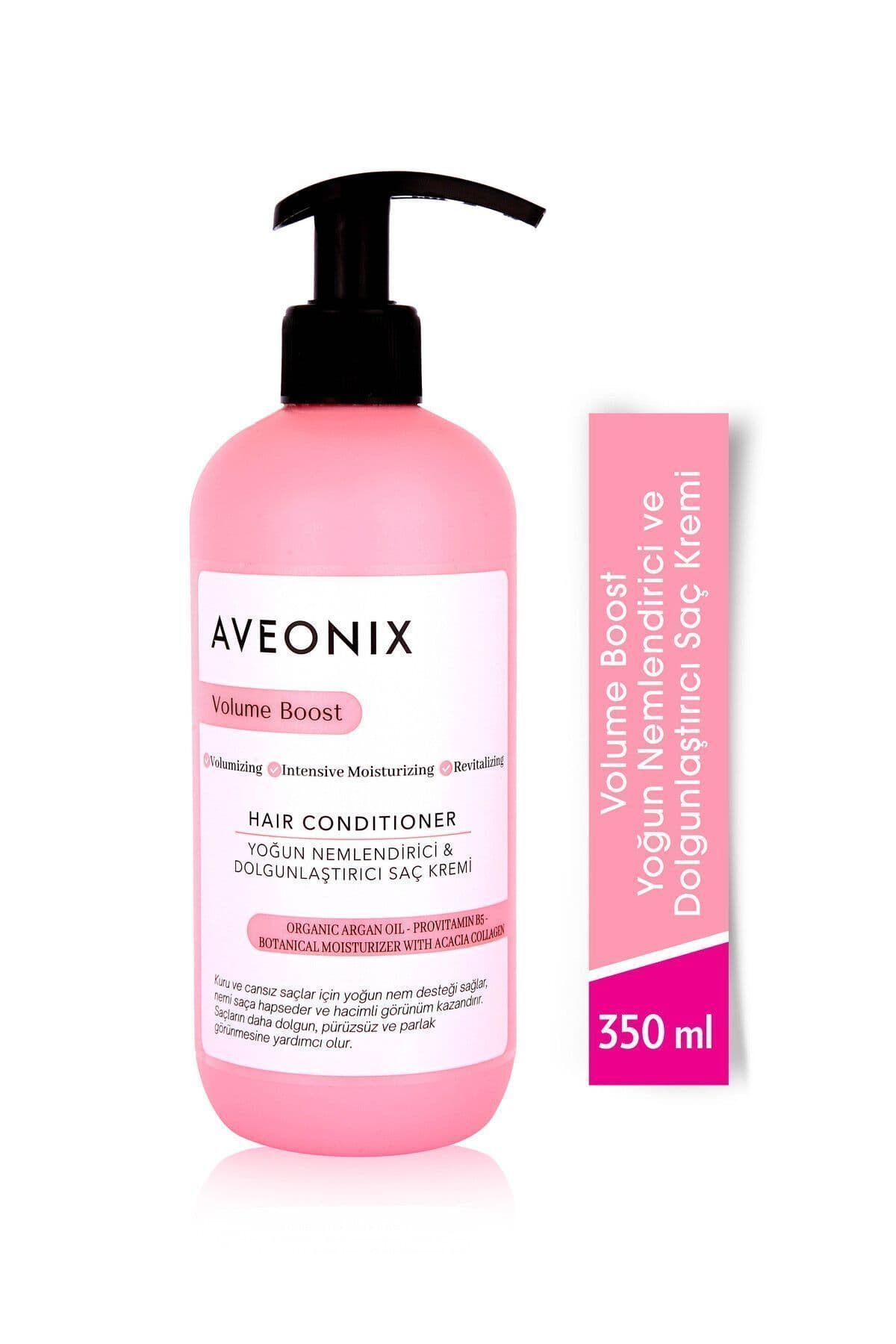 AVEONIX Volume Boost Yoğun Nemlendirici ve Dolgunlaştırıcı Saç Kremi 350 ml