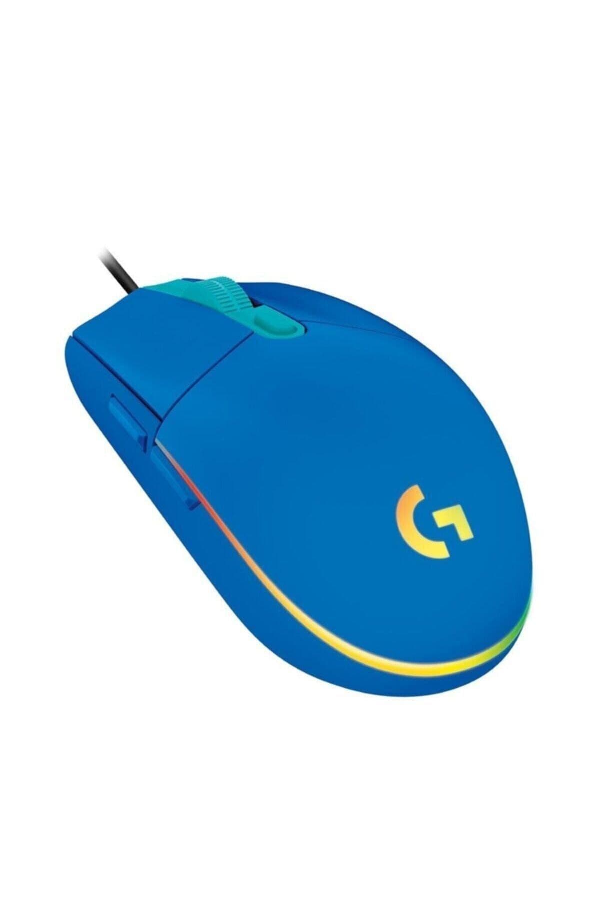 logitech G203 Lightsync Kablolu Oyuncu Mouse Mavi 910-005798