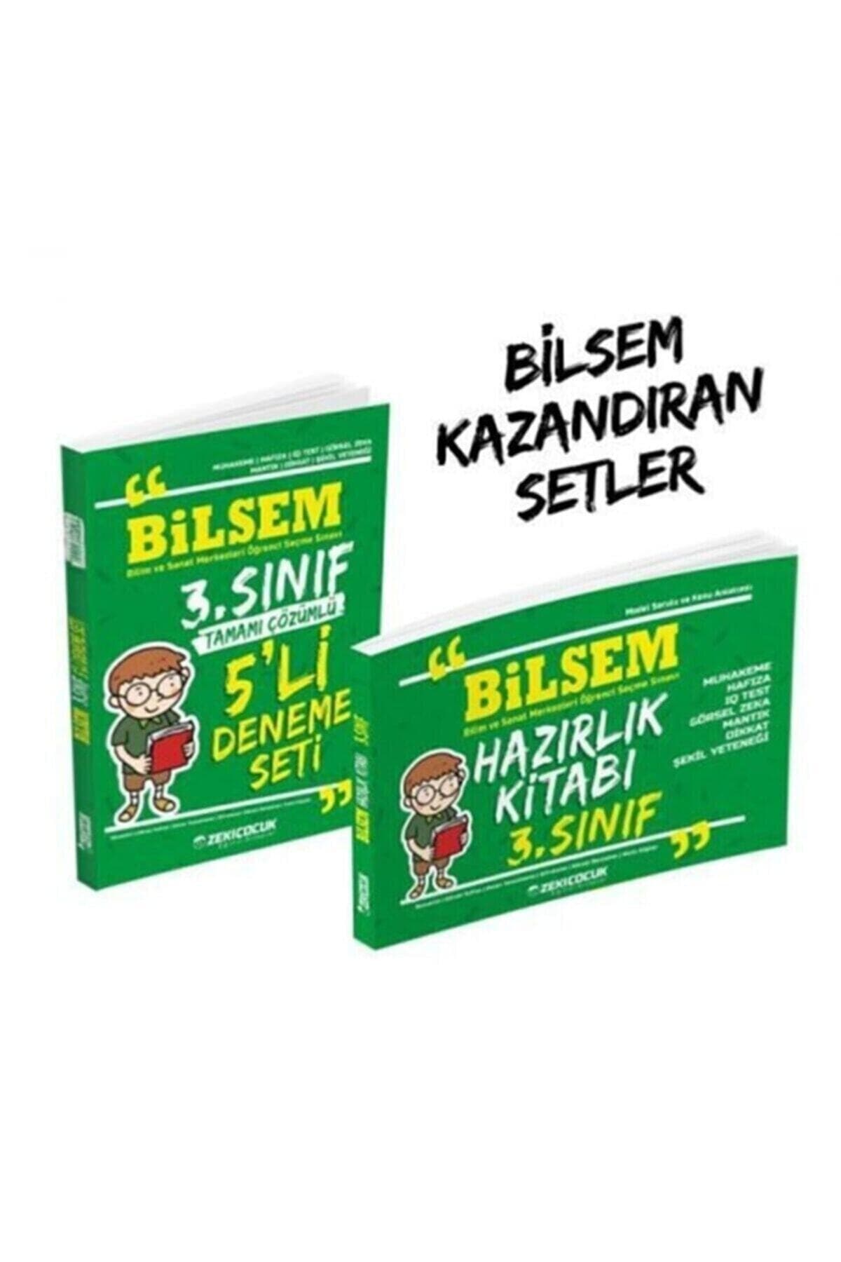 Zeki Çocuk Yayınları Bilsem 3. Sınıf 5'li Deneme Seti + Bilsem Hazırlık Kitabı