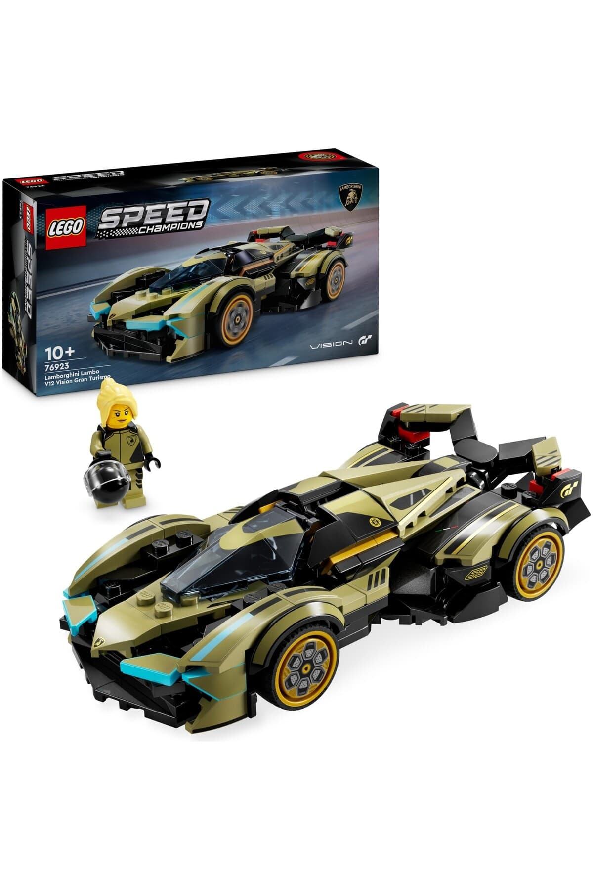 LEGO Speed Champions Lamborghini GT Süper Araba 76923 10 Yaş Üzeri Yaratıcı Yapım Seti (230 Parça)