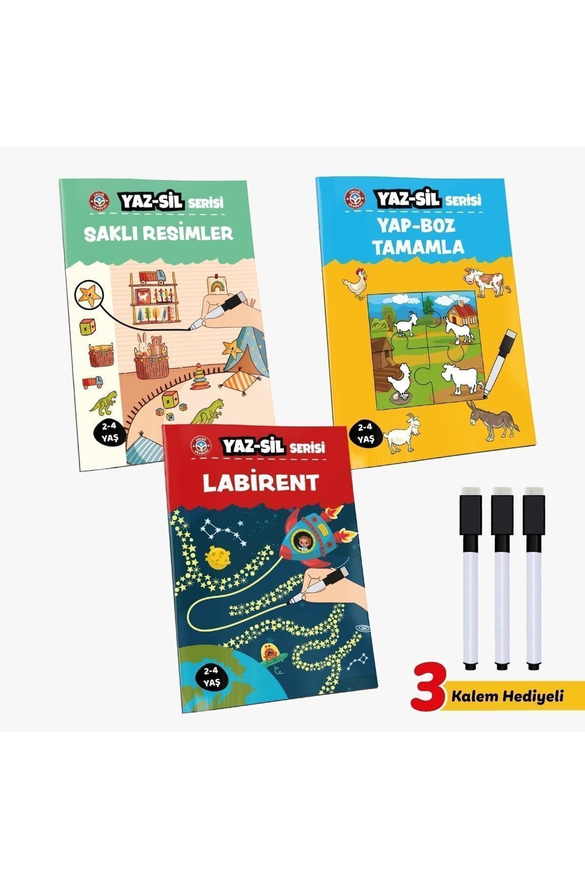 Çocuk Akademi Yaz Sil Serisi-1