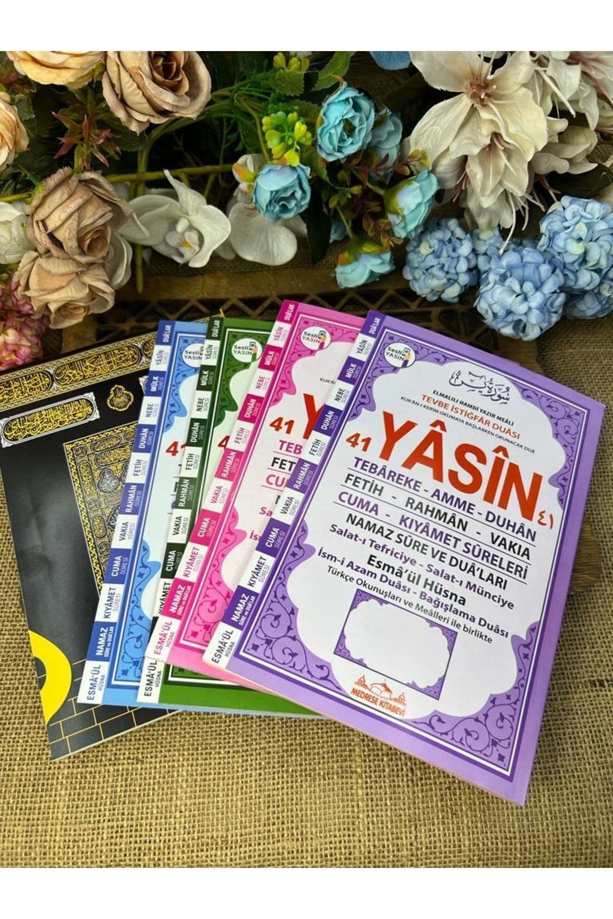 Medrese Yayınları Yasin Kitabı Cüzü Orta Boy 10 Lu Set 80 Sayfa Telefonda Sesli Dinleme Doğum Cenaze Mevlüt Hediyeliği