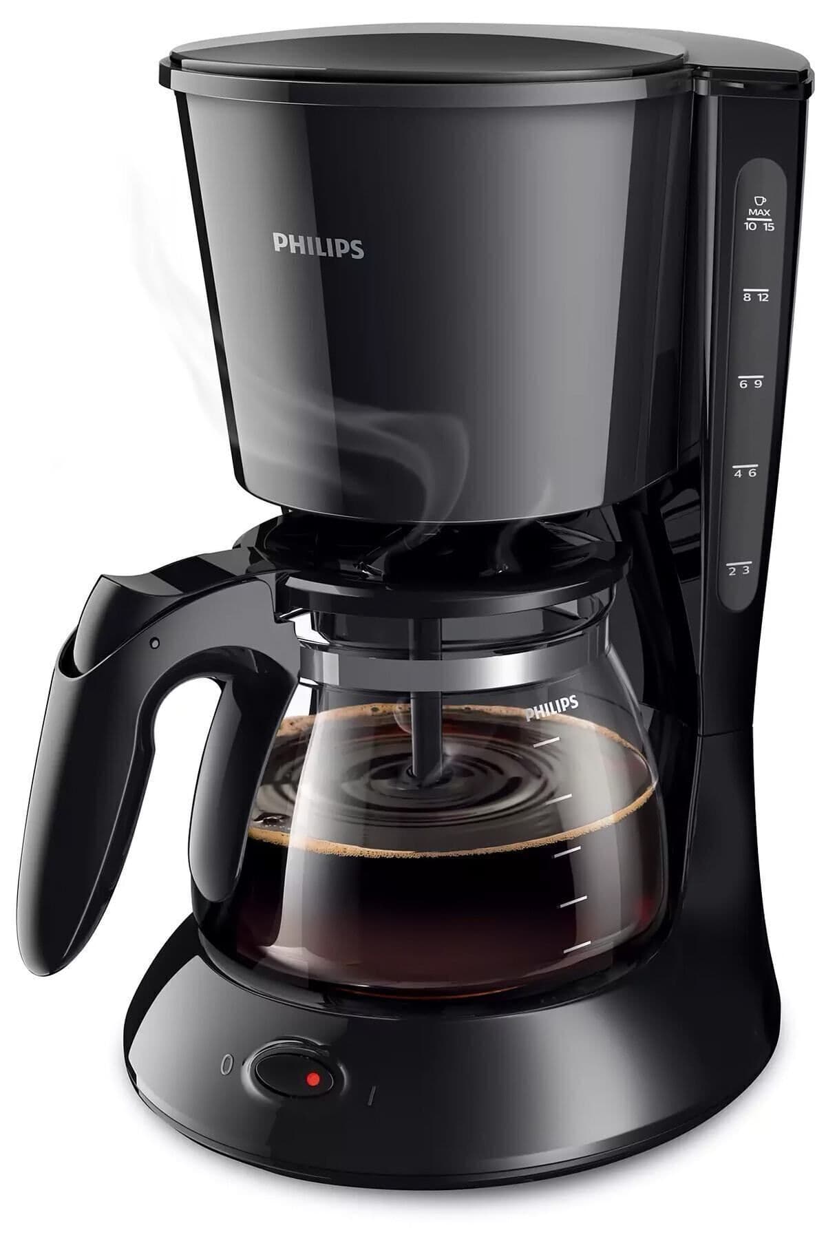 Philips Filtre Kahve Makinesi, 1,2 Lt, Otomatik Kapanma, Cam Demlik, Kolay Doldurma, HD7461/20