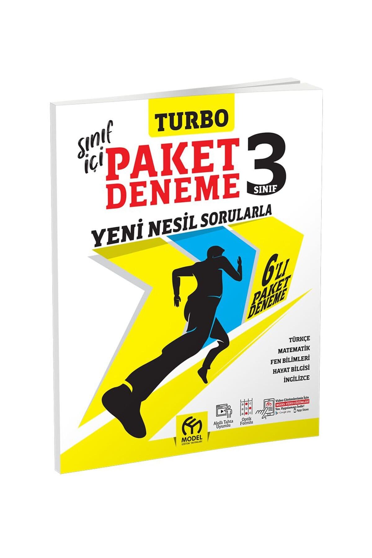 Model Eğitim Yayınları 3.sınıf Turbo Sınıf Içi Paket Deneme Yeni Nesil Sorular
