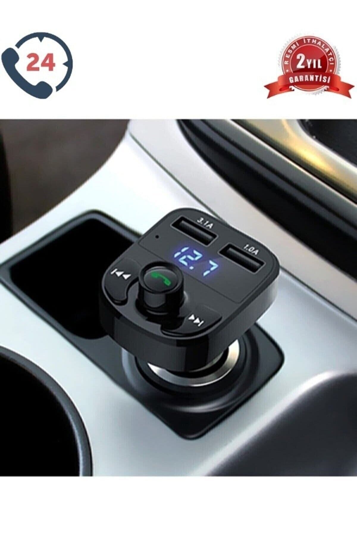 Nanopro Araç Fm Transmitter 5.0 Bluetooth Araç Kiti Usb Mp3 Sd Kart Çakmaklık Girişli 2022 Model