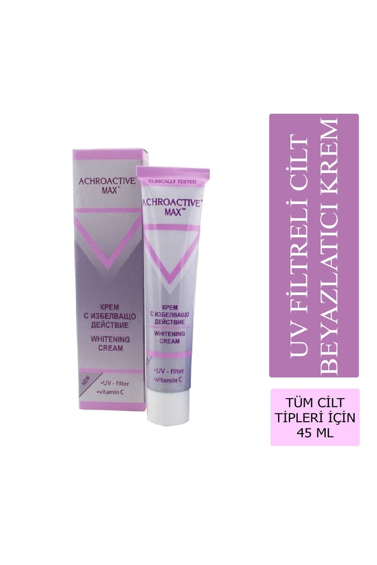 Achromin Achroactive Max Krem Spf 15 C Vitamini Ve Uv Filtre 45 ml
