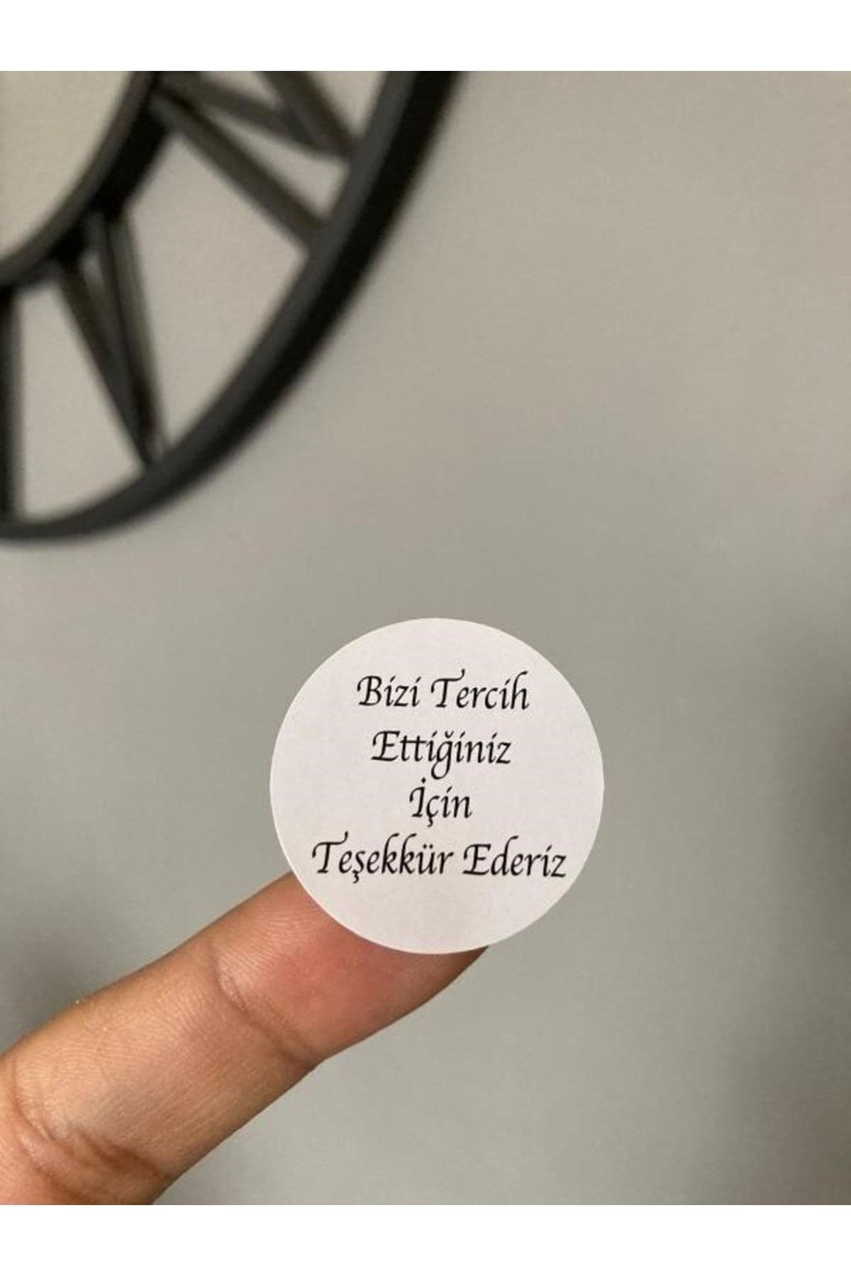anka design Sticker -bizi Tercih Ettiğiniz Için Teşekkür Ederiz- 60 Adet- 3cm