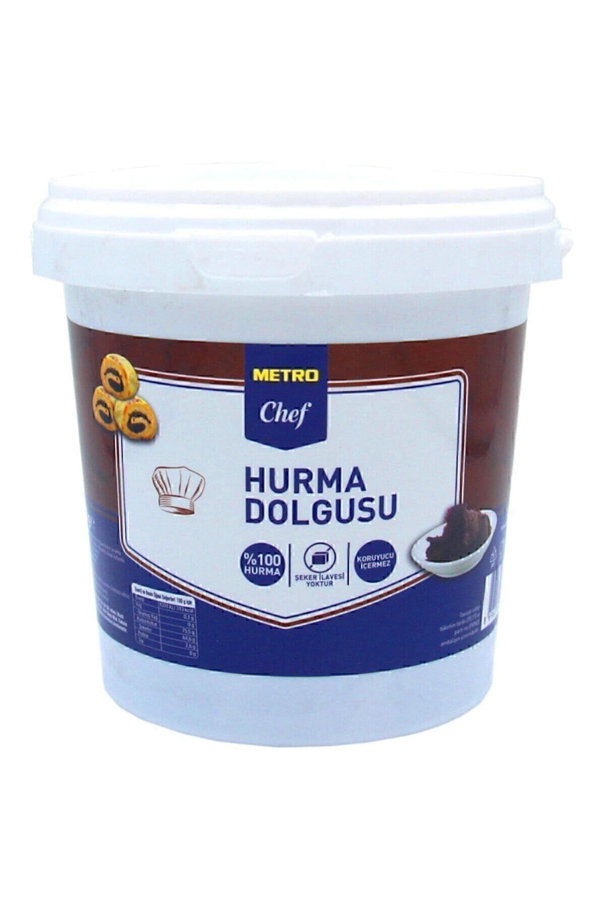 Metro Chef Hurma Dolgusu 1 Kg %100 Doğal.