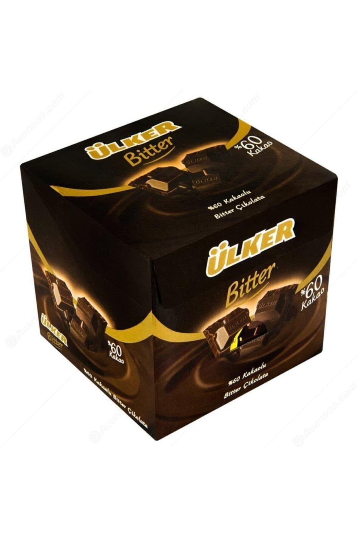 Ülker Kare Bitter %60 Kakaolu Çikolata 60 gr 6 Adet