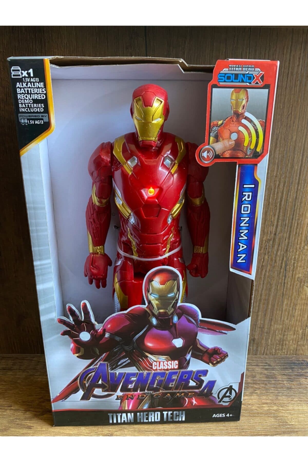AVENGERS Ironman Figür Demir Adam Figür Ironman Figür Sesli Işıklı Aksiyon Figürü Iron Man