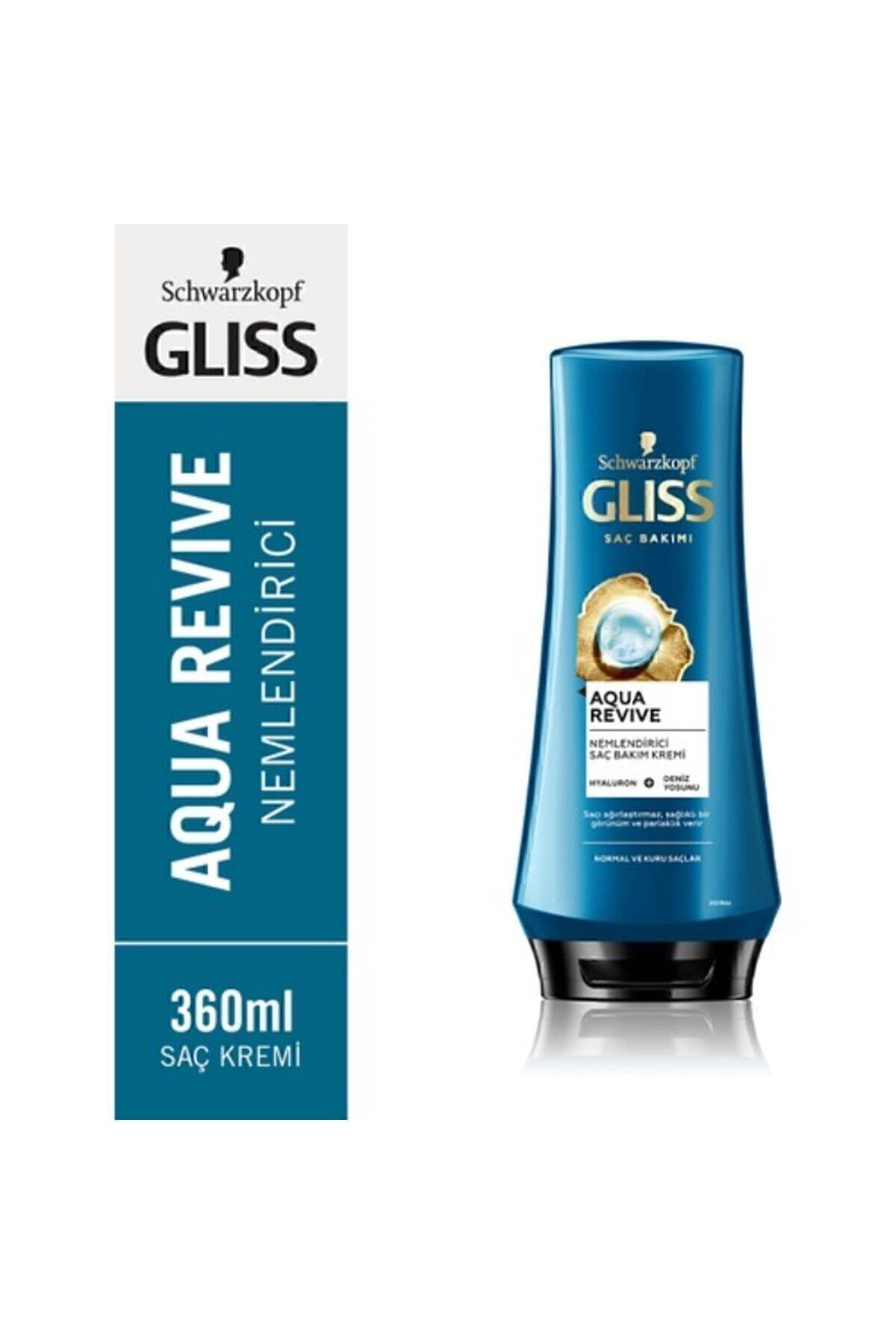 Gliss Aqua Revive Nemlendirici Saç Kremi 360 ml - Normal ve kuru saçlar için