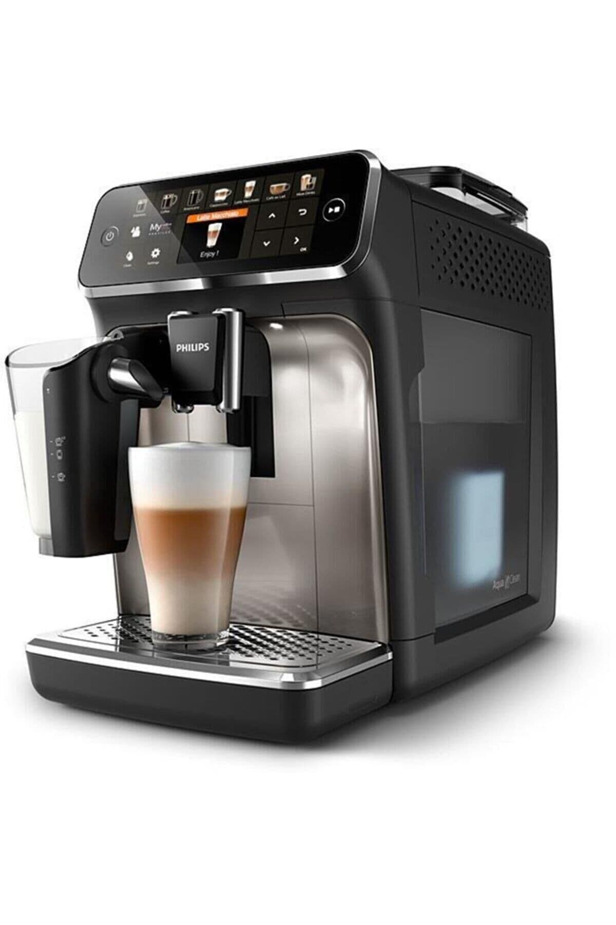 Philips LatteGo Tam Otomatik Espresso Makinesi, Tek Dokunuşla 12 Çeşit İçecek, EP5447/90