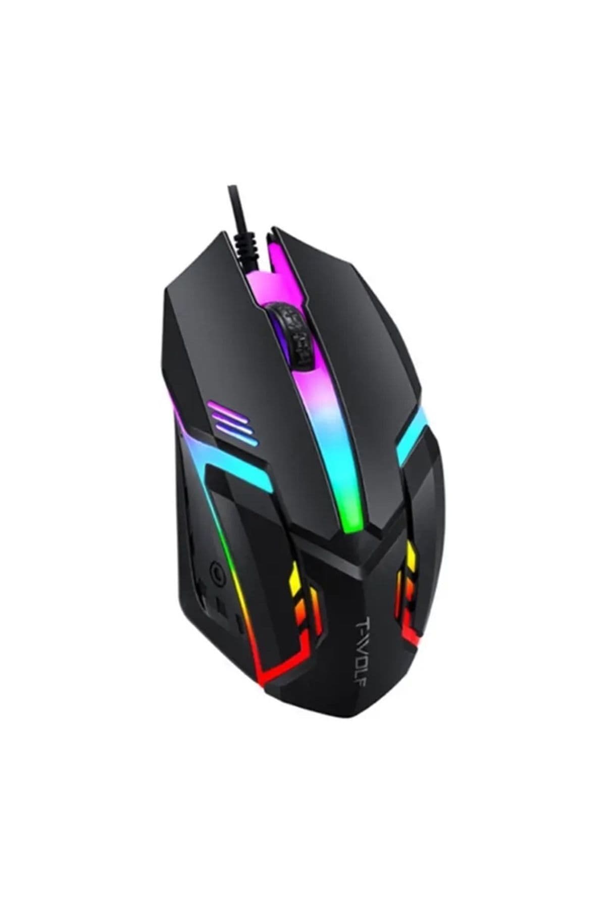piblue X1 RGB Işıklı Oyuncu Kablolu Gamer Oyuncu Mouse Siyah
