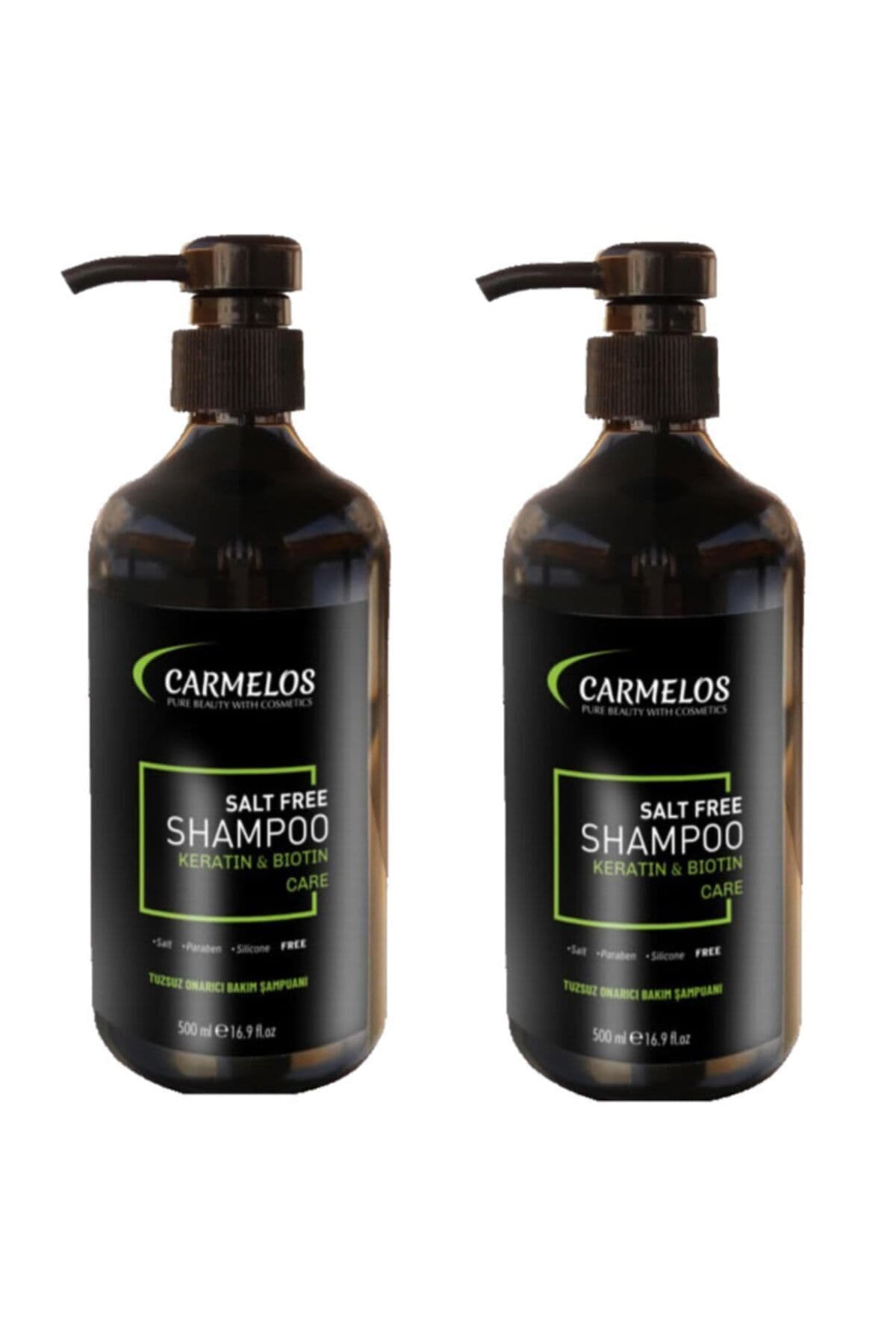 Carmelos Keratin & Biotin Şampuan 500 Ml 2 Adet